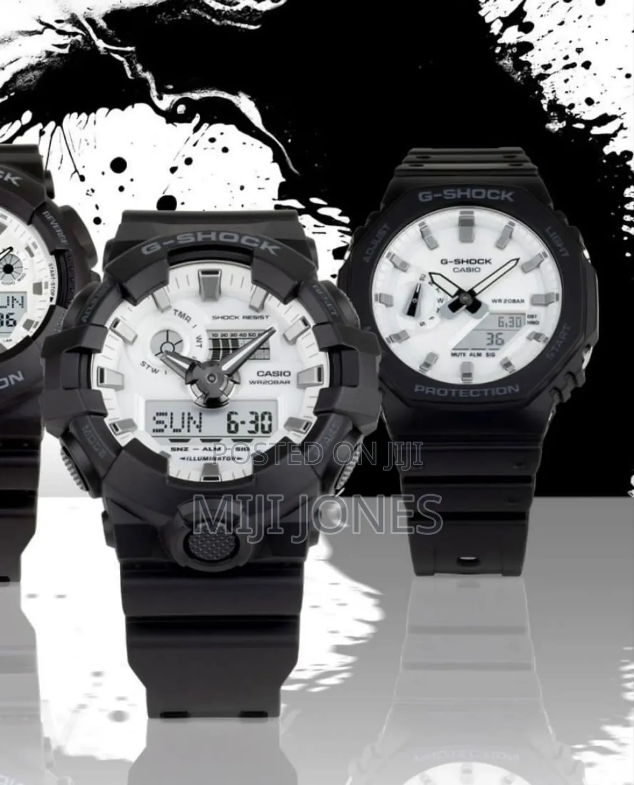 Casio Carbon Watch - Shock Resistant, Bio-based Resin Band 200m Atm