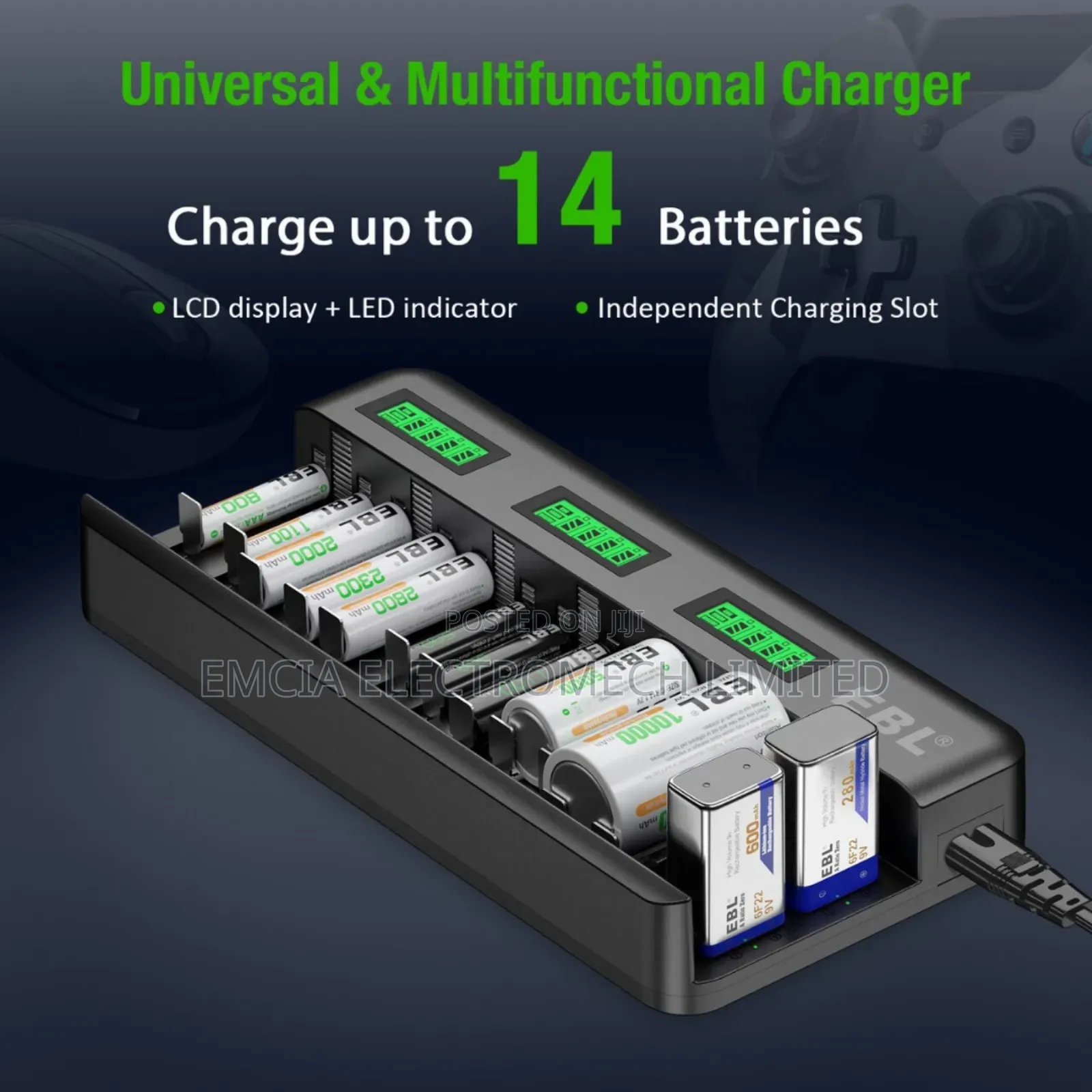 Ebl 14 Bay Universal Charger