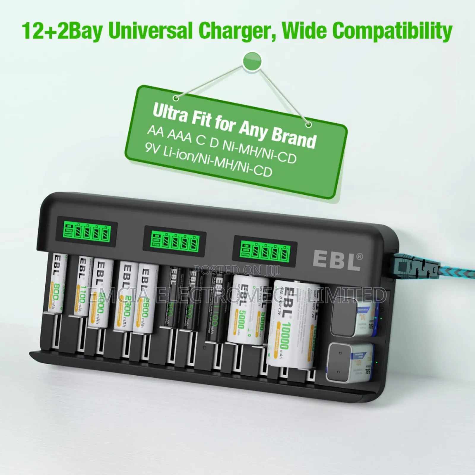 Ebl 14 Bay Universal Charger