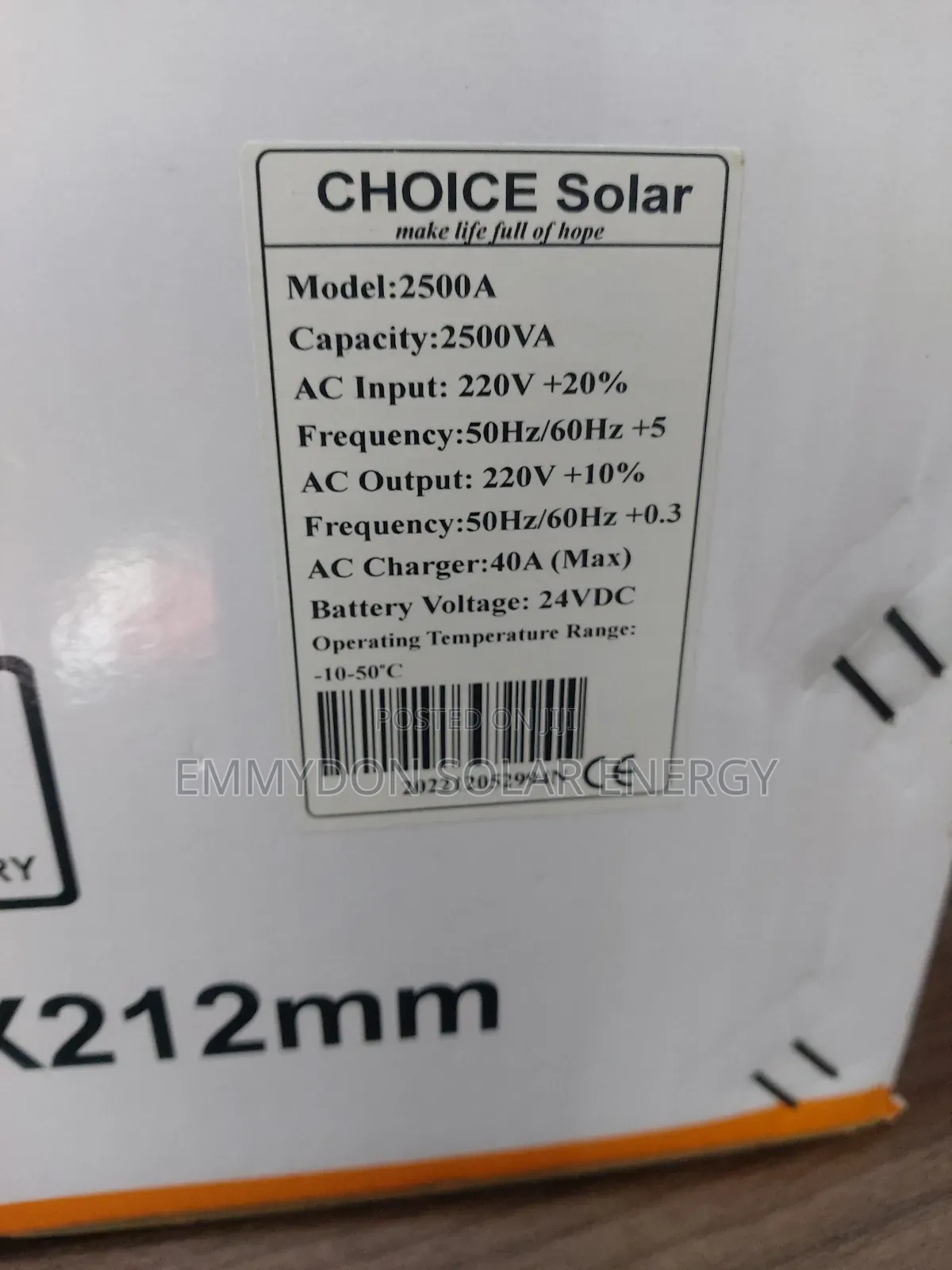 Choice Inverter 2.5kva 24v