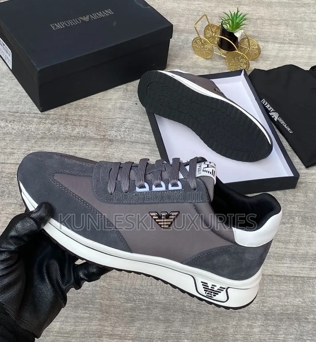 Original Emporio Armani (Ea7) Sneakers in 3 Colors