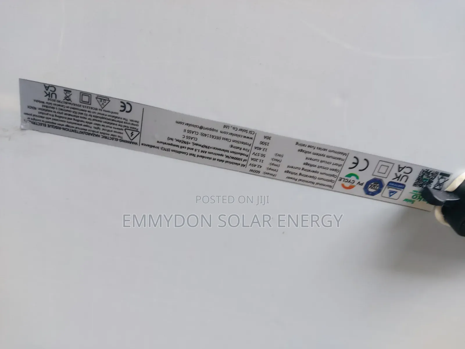Jinko 600watt Solar Mono Panel