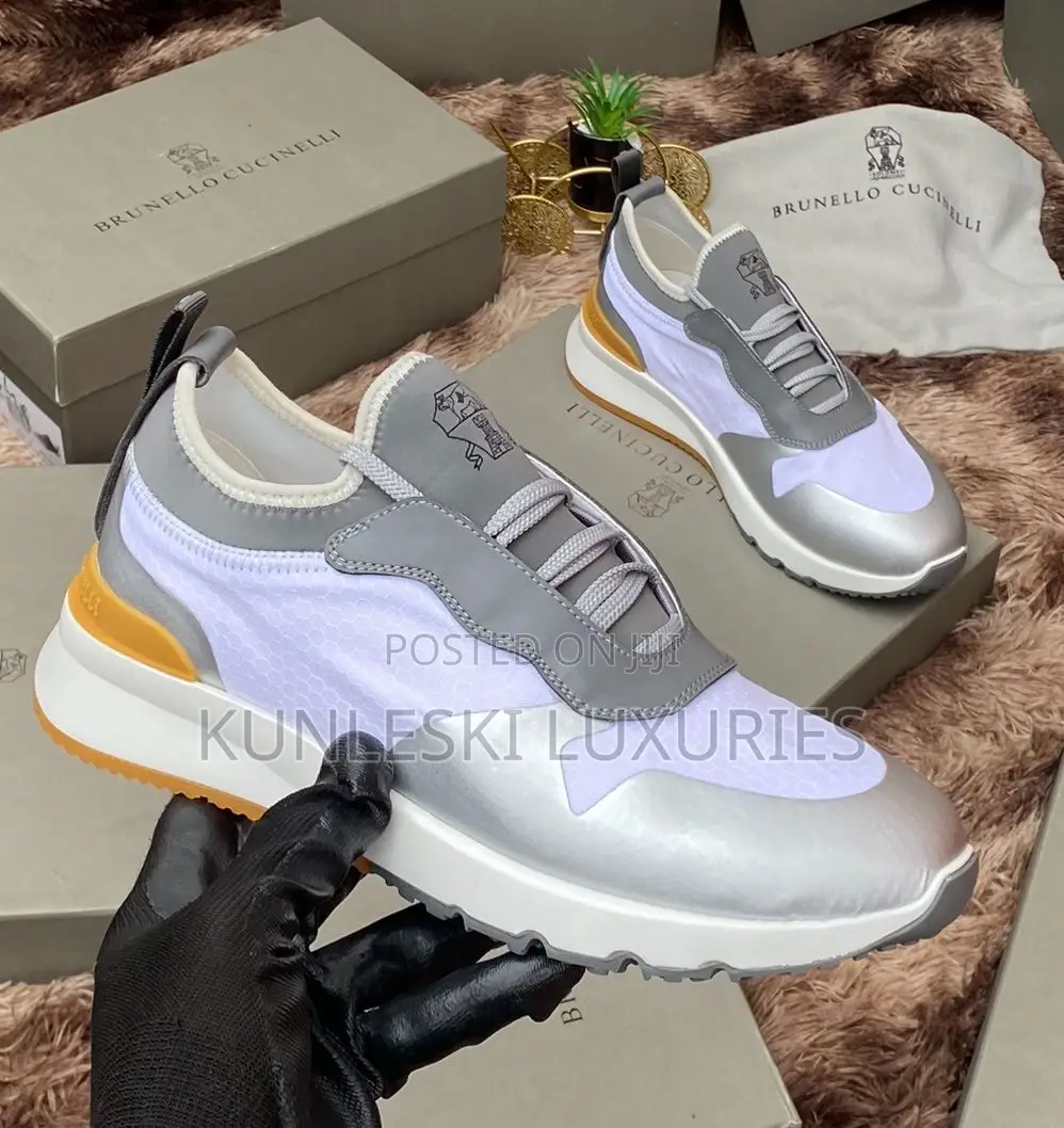 Original Brunello Cucinelli Luxury Leather Sneakers