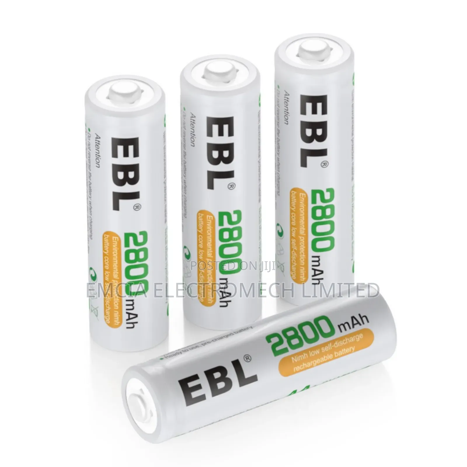 Ebl Aa 2800 Mah, Rechargeable Batteries, 1.2v (4 Units In A Pack)