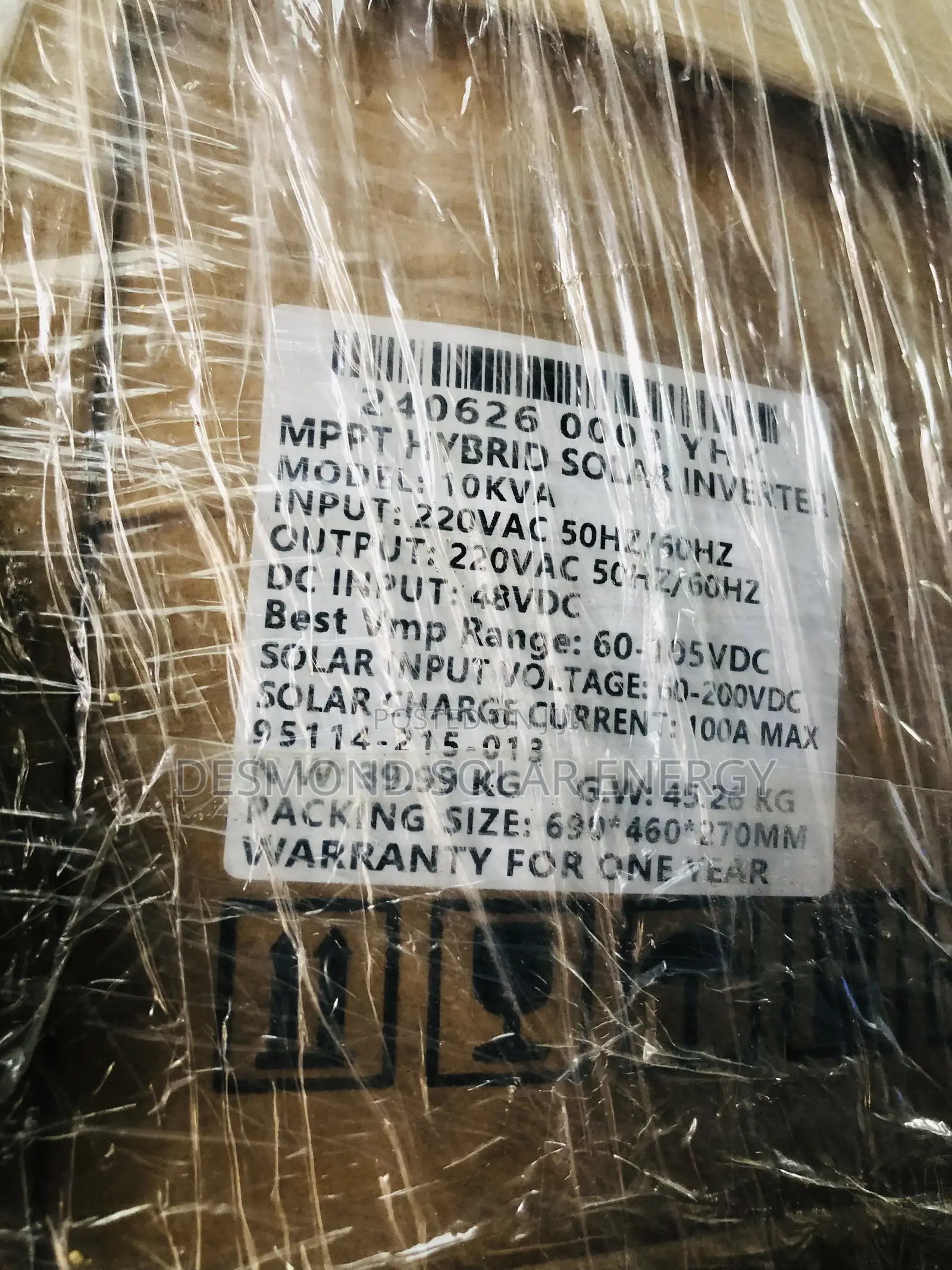 10kva 48v Yohako Hybrid Inverter Available With Good Quality