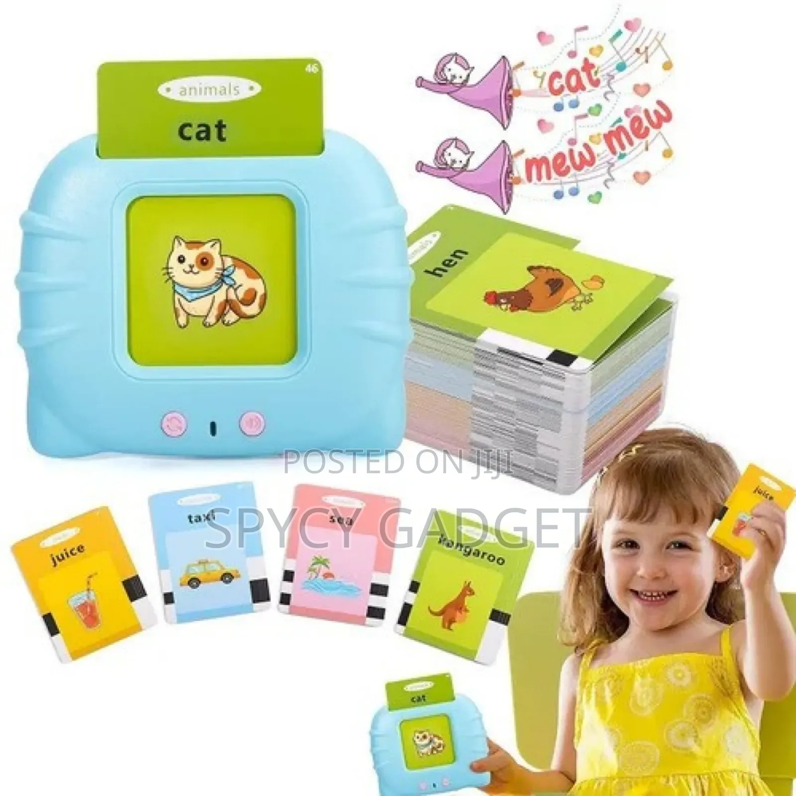 Words Pronunciation Early Educational Cards For Kids