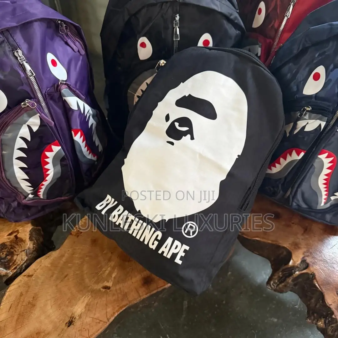 The Bathing Ape Bape Tiger Camo Day Muiti-Pocket Backpack Bag