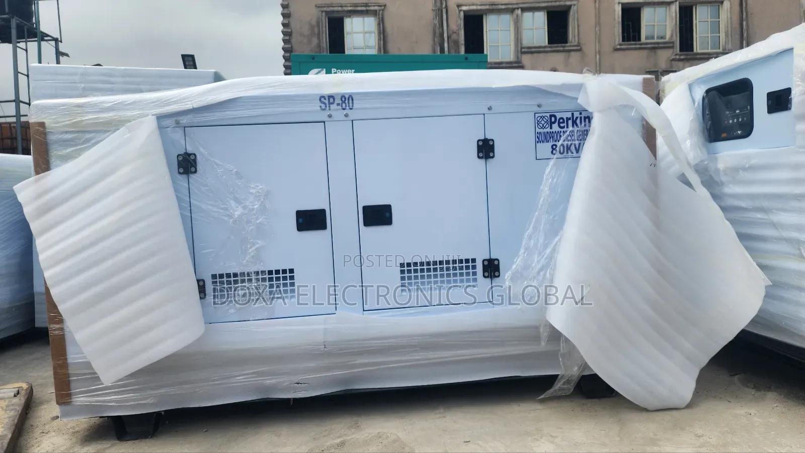 80kva Perkins Soundproof Diesel Generator