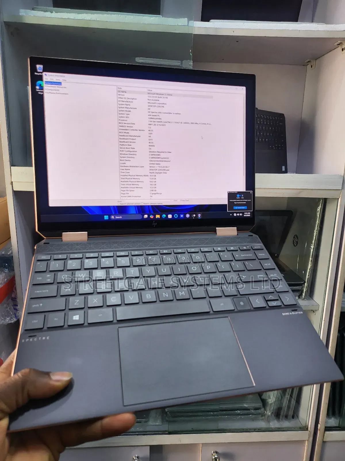 Laptop HP Spectre X360 16GB Intel Core I7 SSD 1T