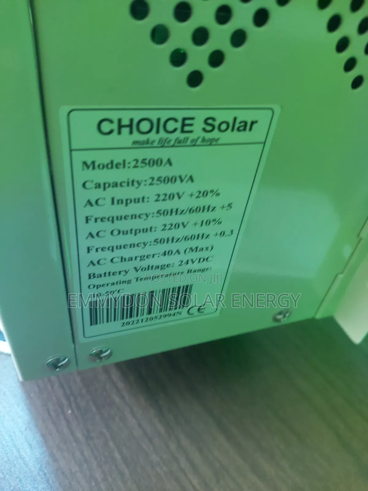 Choice Inverter 2.5kva 24v