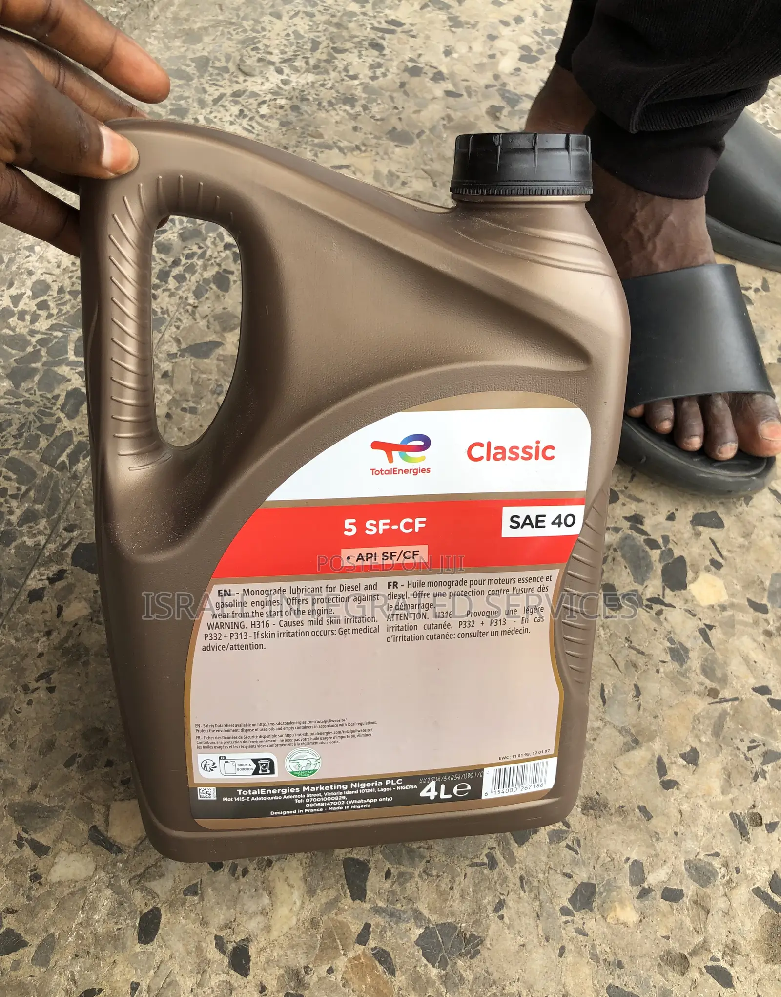 Total Oil for Diesel Engine (4 Liters)