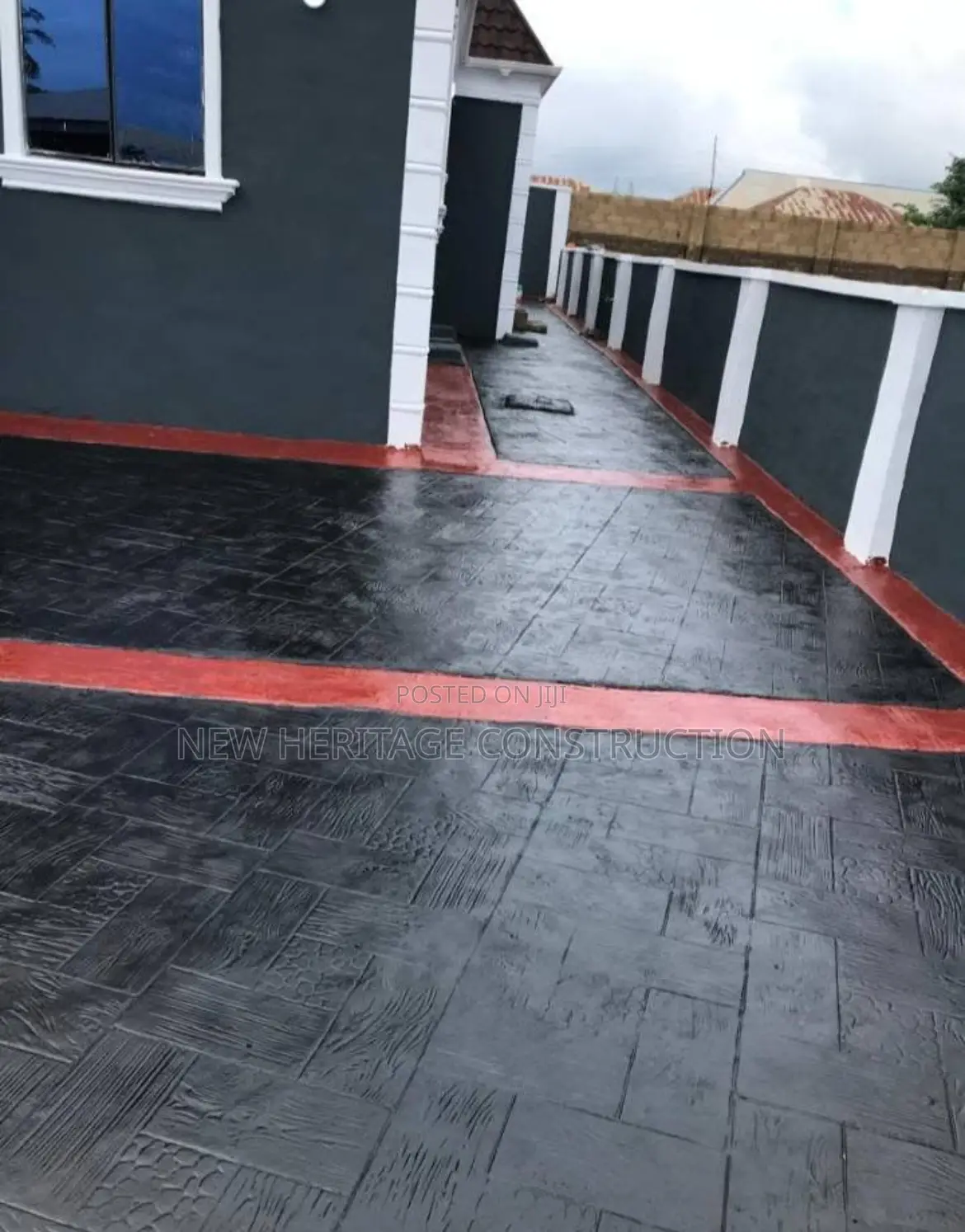 Concrete Floor Rubber Stamping