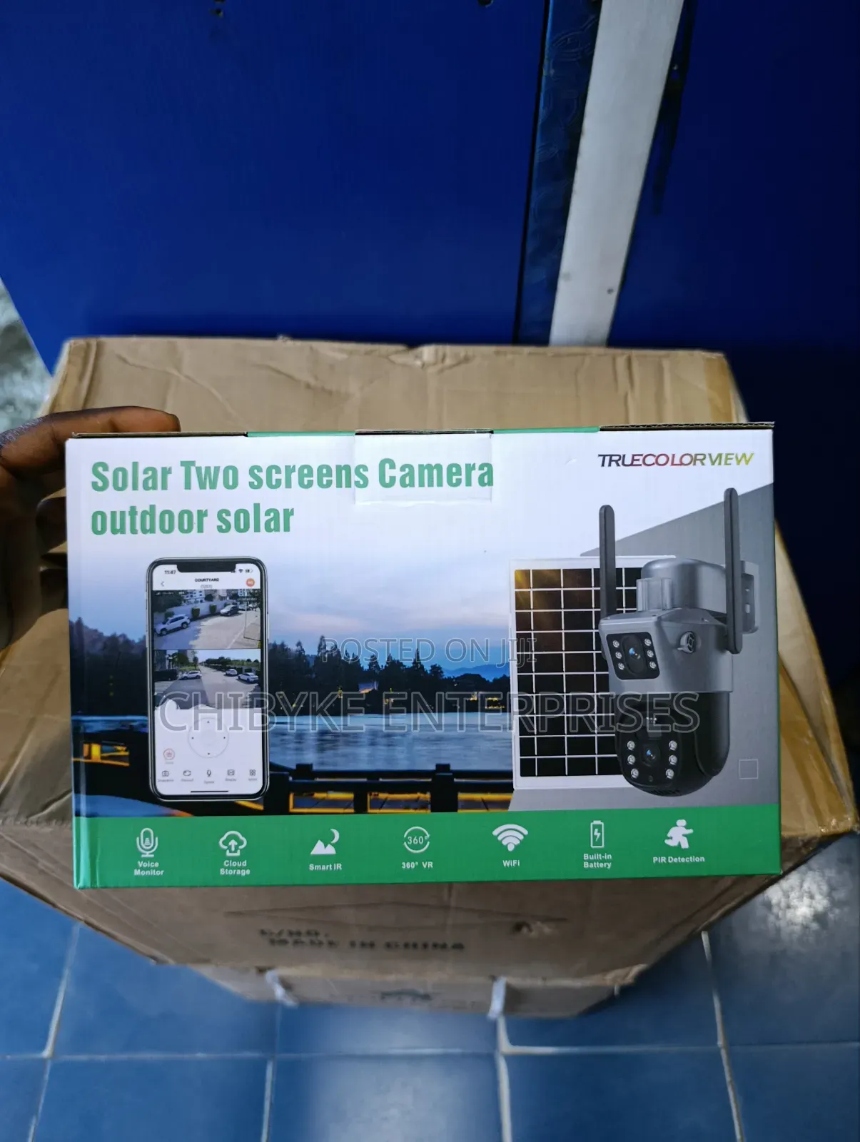 5mp V380 App ,4g Double Lens Solar PTZ Camera.