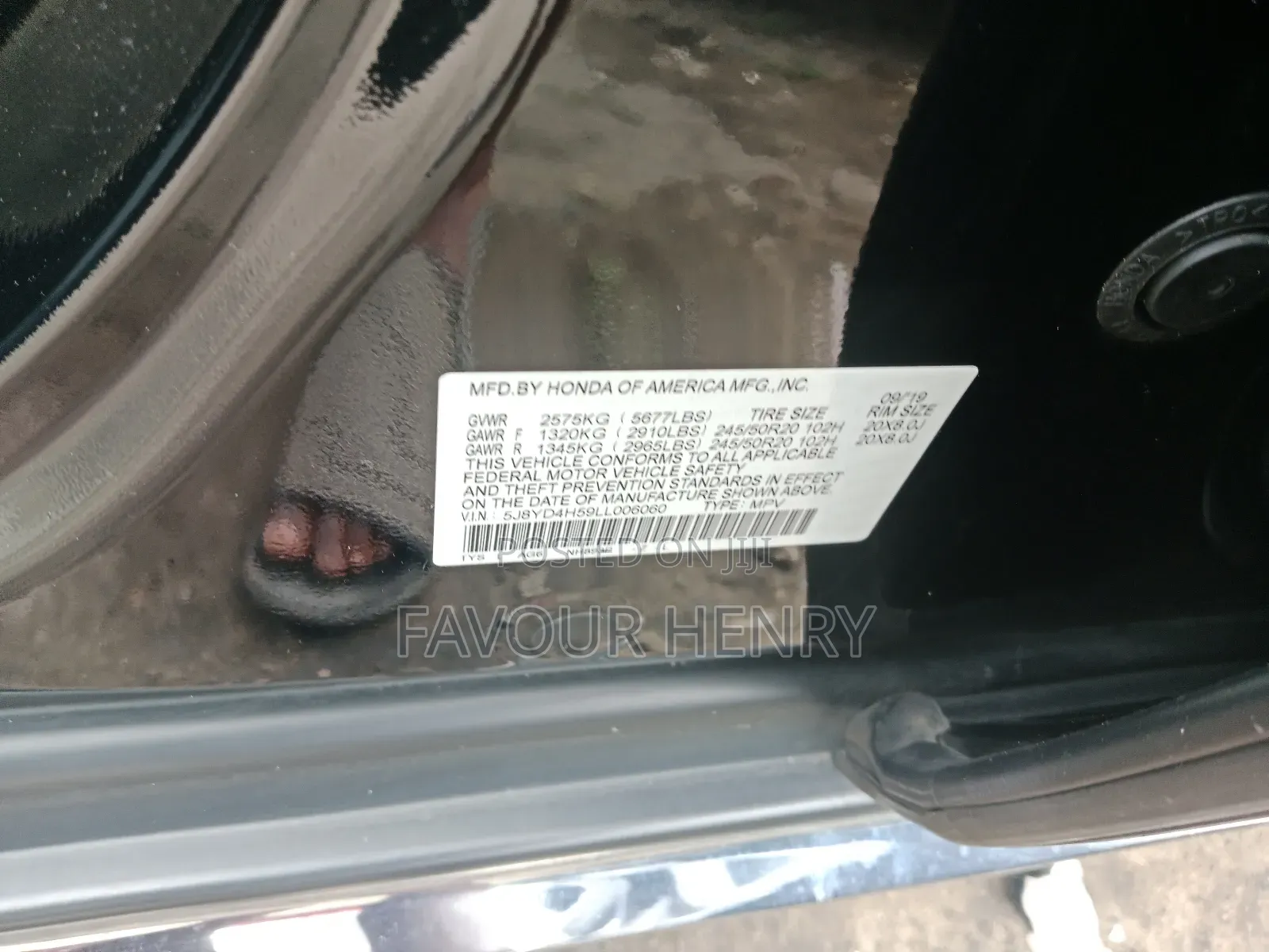 Acura MDX Advance Pkg SH-AWD 2020 Black