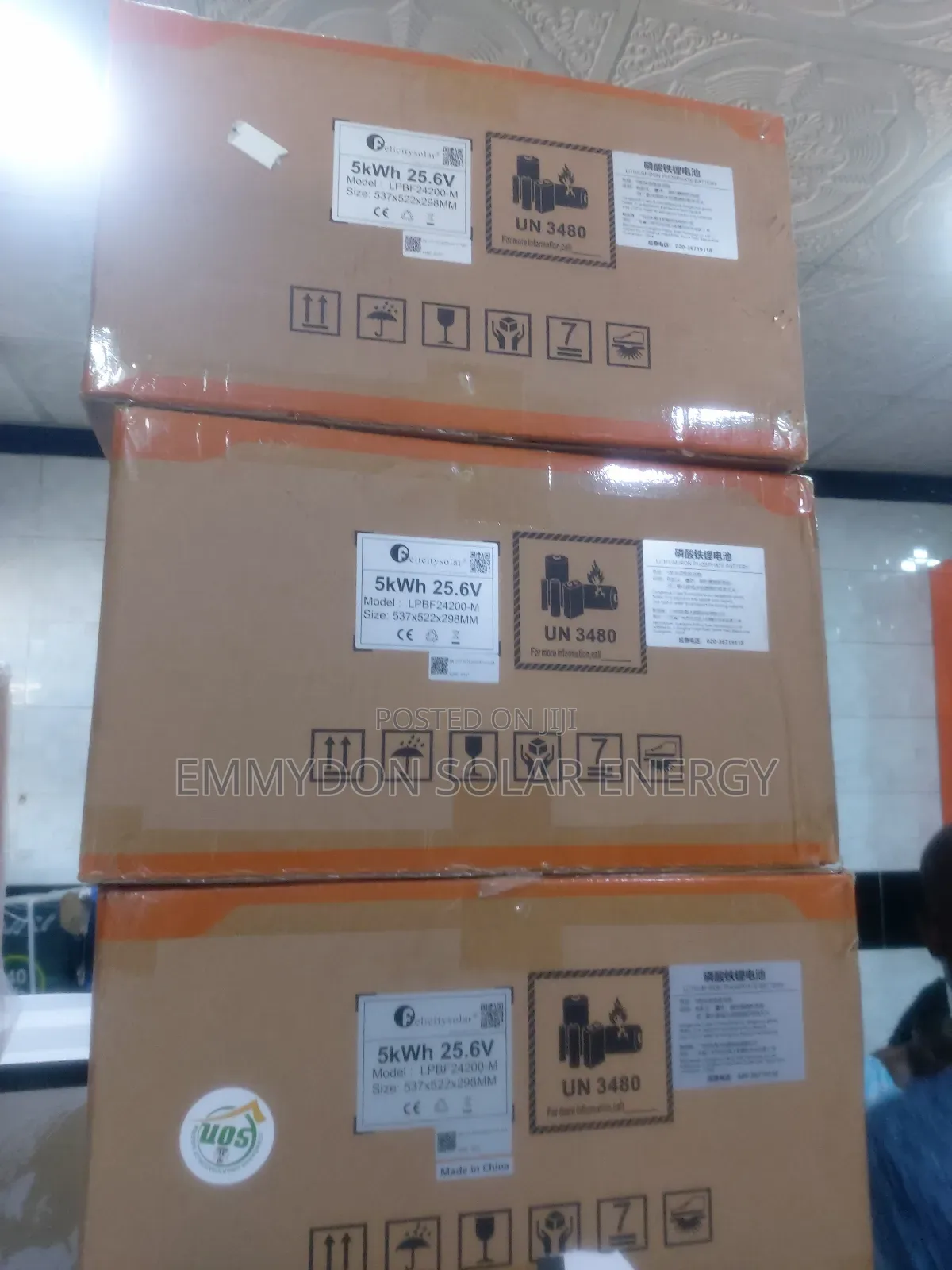 Felicity Lithium Iron Battery 5kwh 25.6v