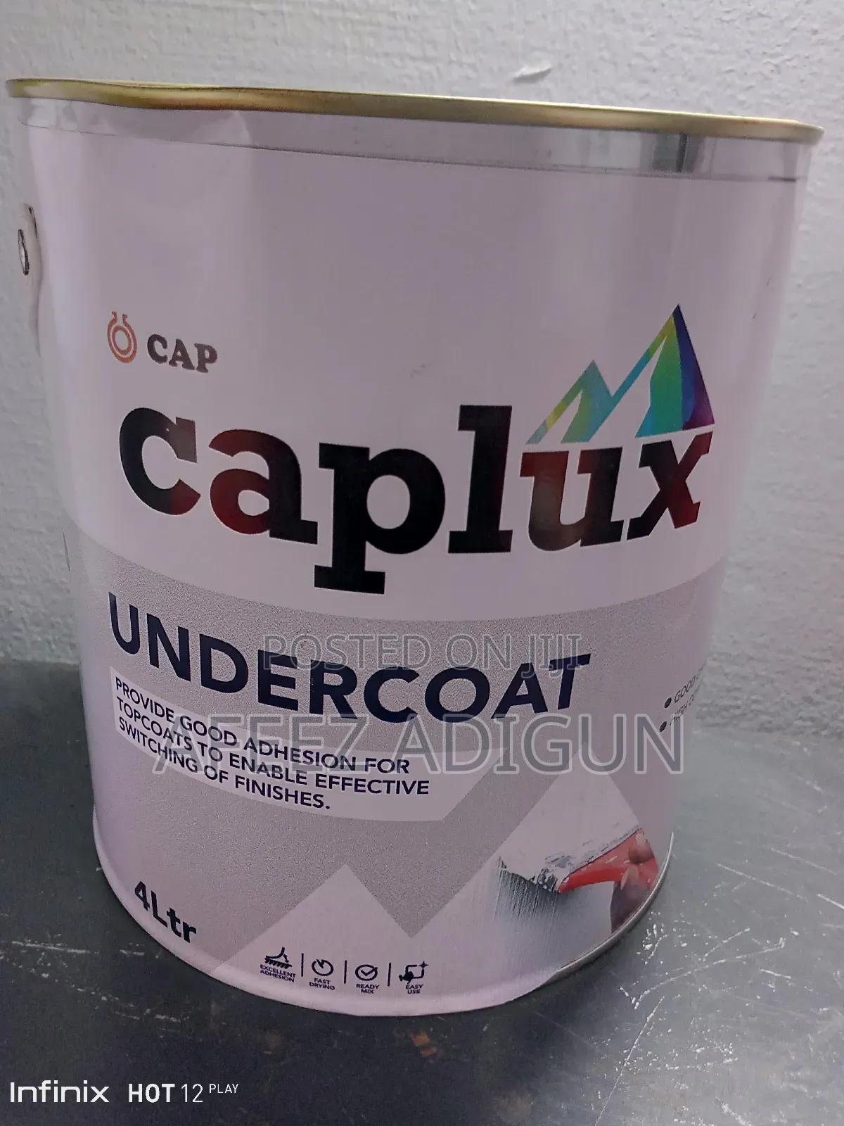 Caplux Undercoat Primer ( Intermediate Between Wall and Topcoat
