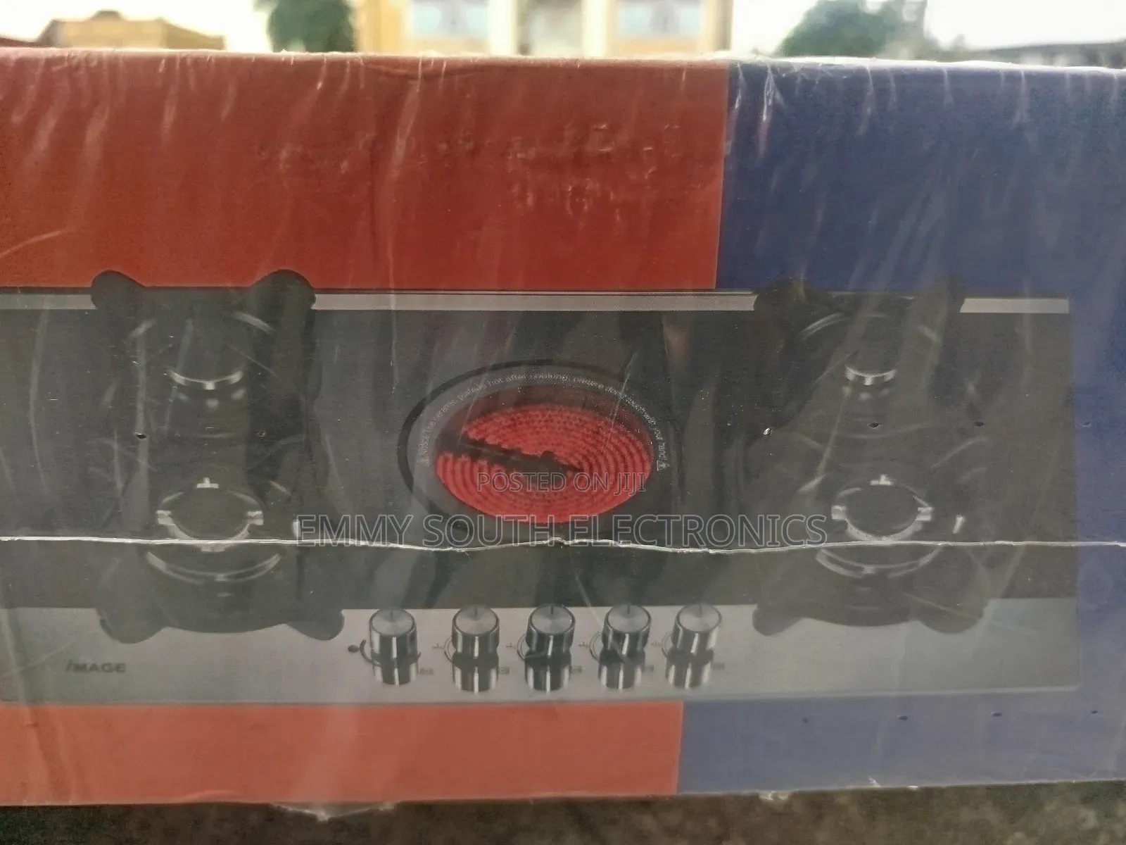 Image Built-in Gas & Electric Hob 4 Gas 1 Electric