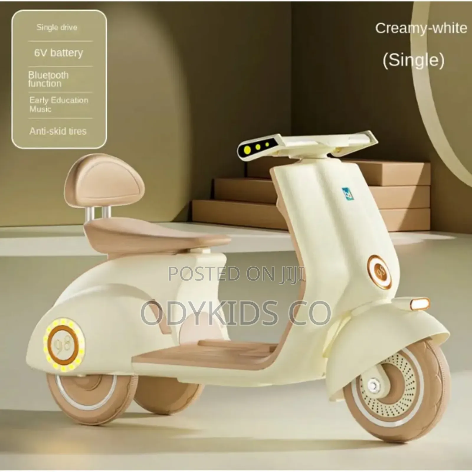 Kids Ride-on Rechargeable Vespa Motorcycle