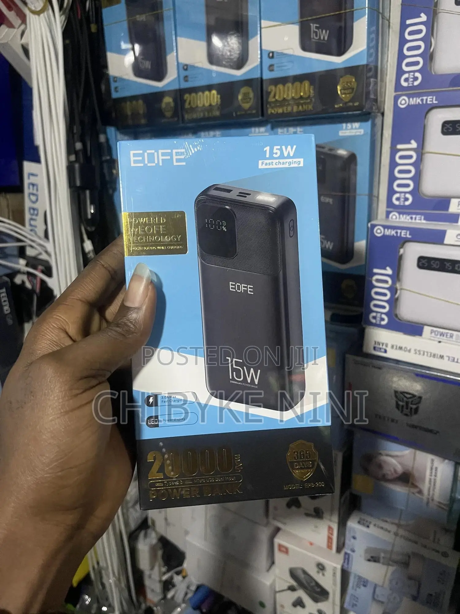 Eofe 15 Watts Fast Charging Powerbank 20,000mah