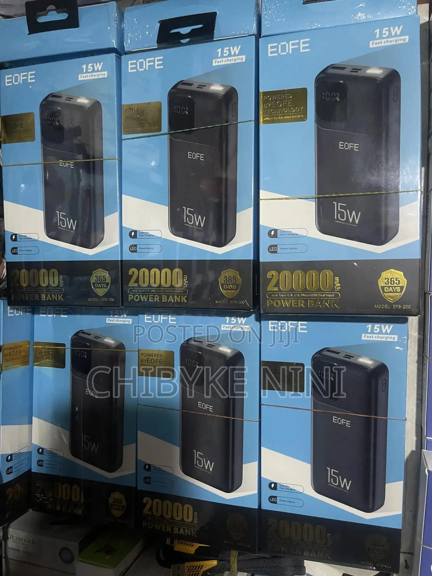 Eofe 15 Watts Fast Charging Powerbank 20,000mah