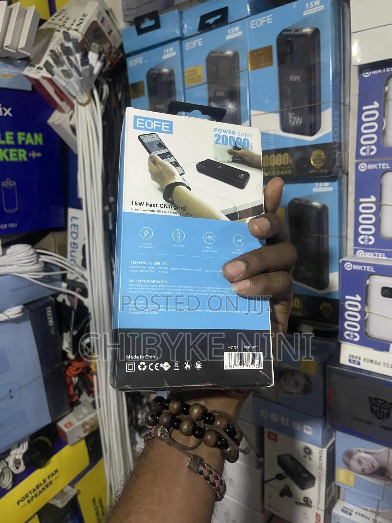 Eofe 15 Watts Fast Charging Powerbank 30,000mah