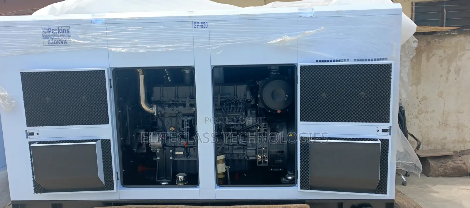 630kva Perkins Soundproof Disel Generator