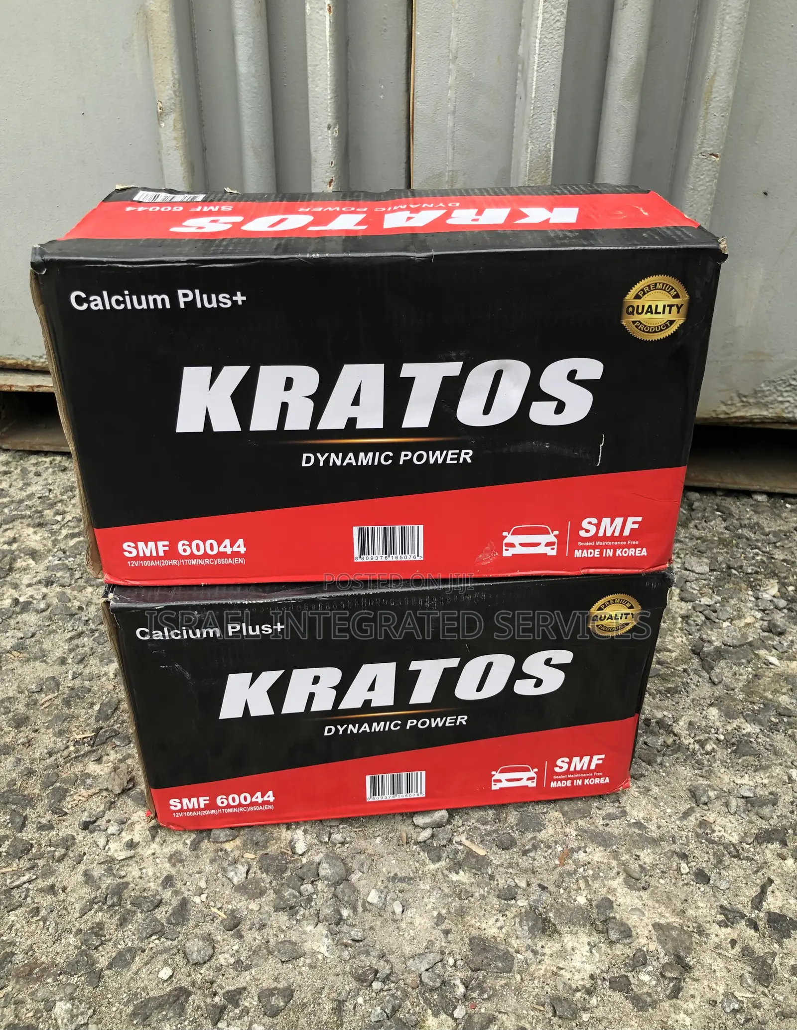Kratos SMF 60044 Calcium Plus+ Car Battery