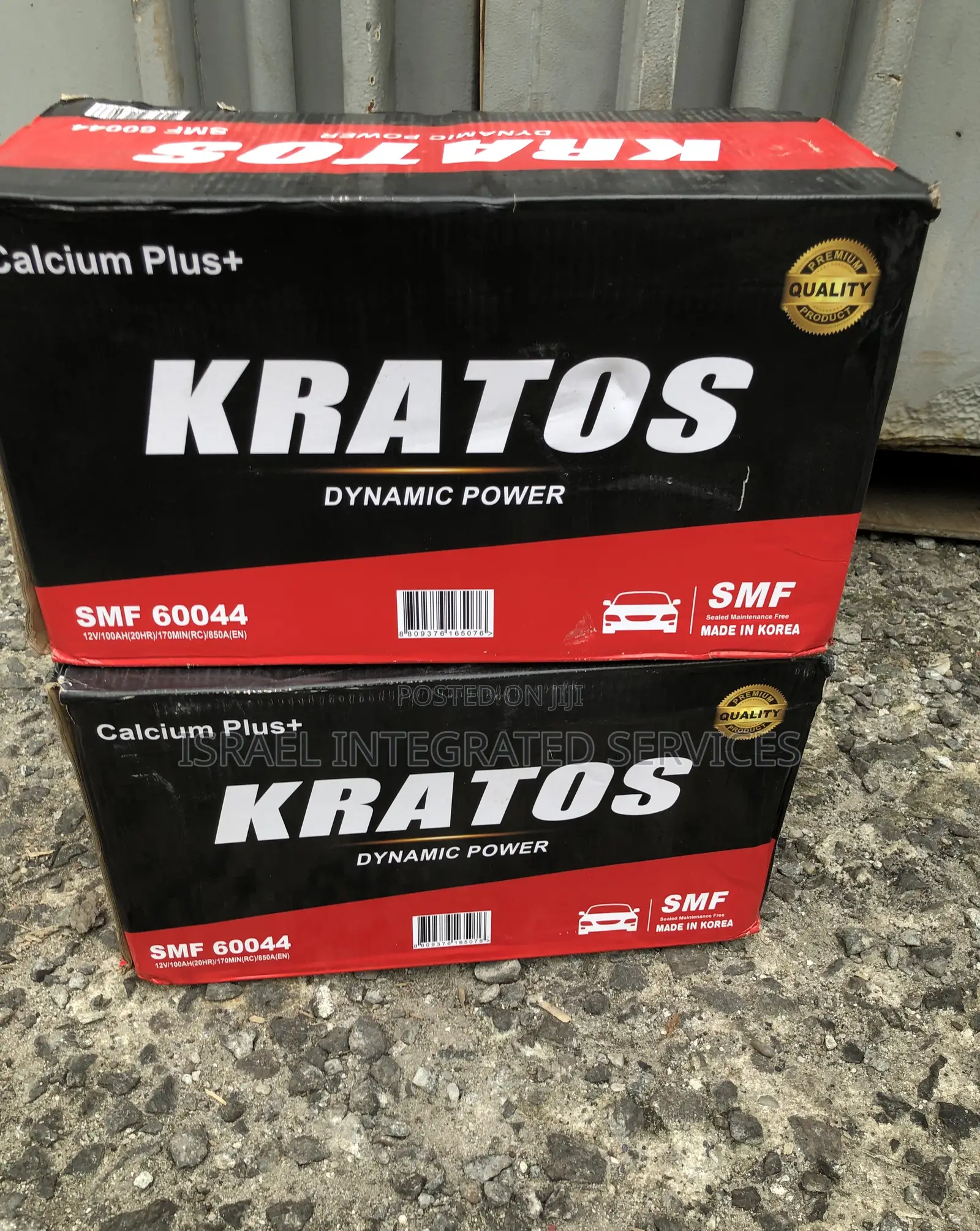 Kratos SMF 60044 Calcium Plus+ Car Battery