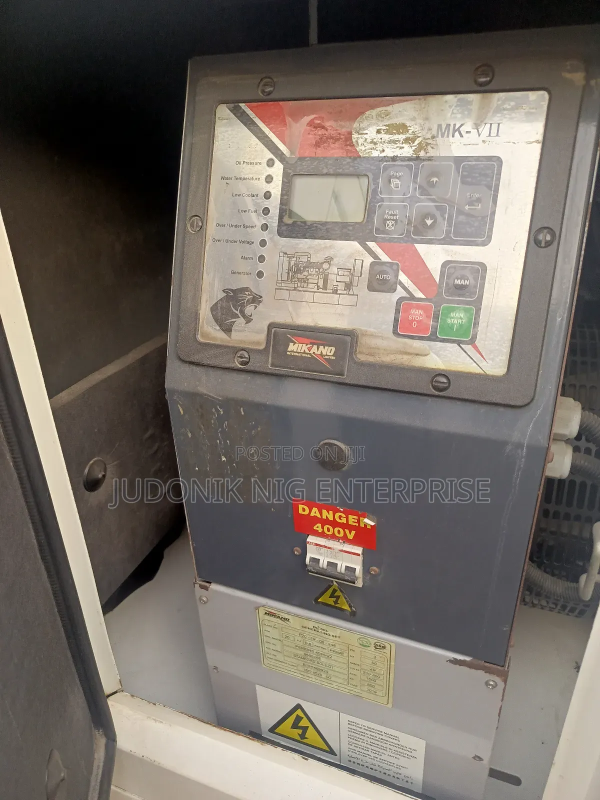 20kva Mikano Perkins 400series
