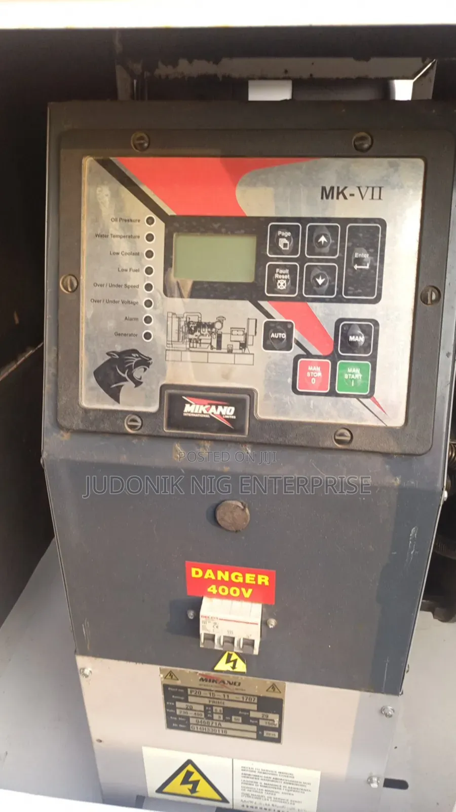 4-Cylinder Perkins Generator 400series
