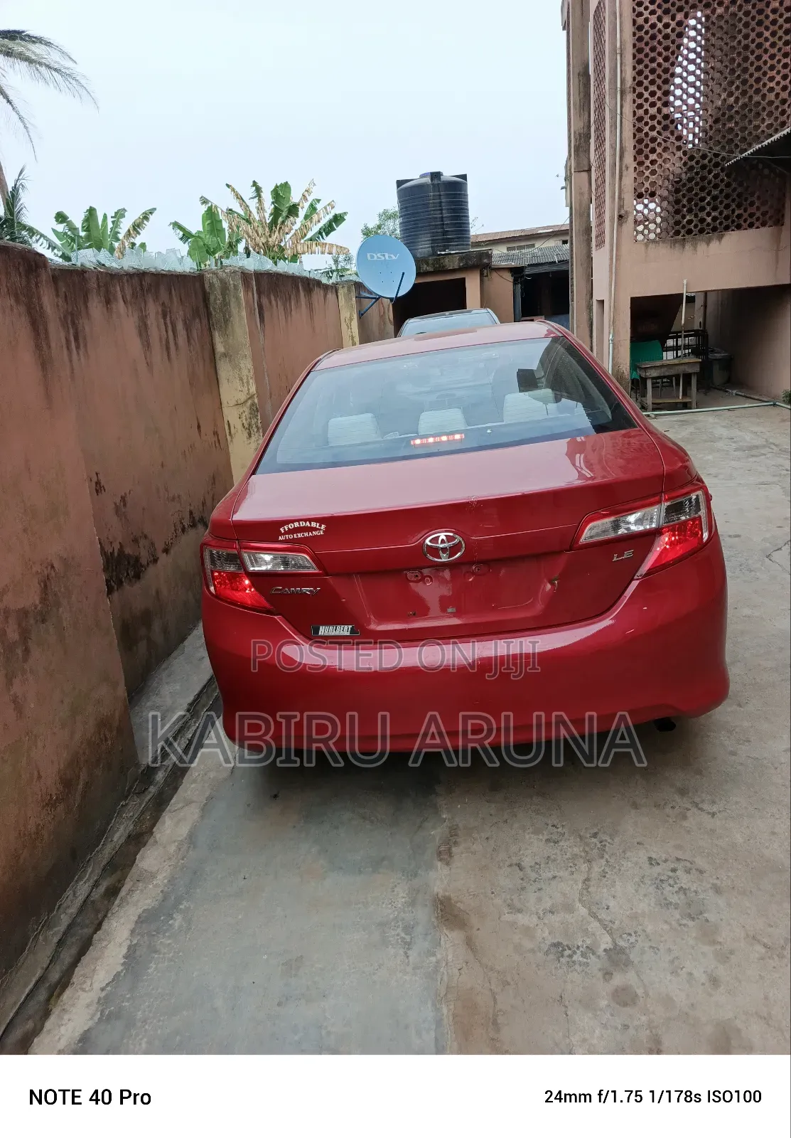 Toyota Camry 2012 Red
