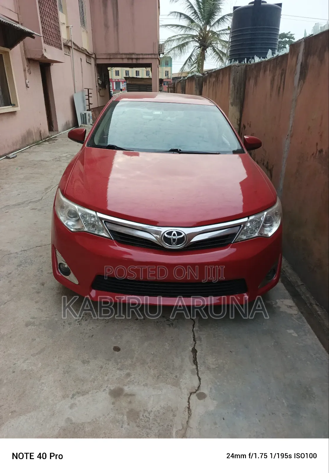 Toyota Camry 2012 Red
