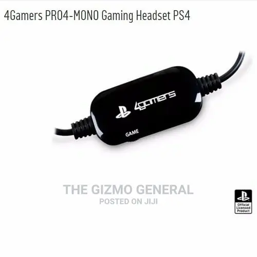 4gamers PRO4-MONO Gaming Headset PS4