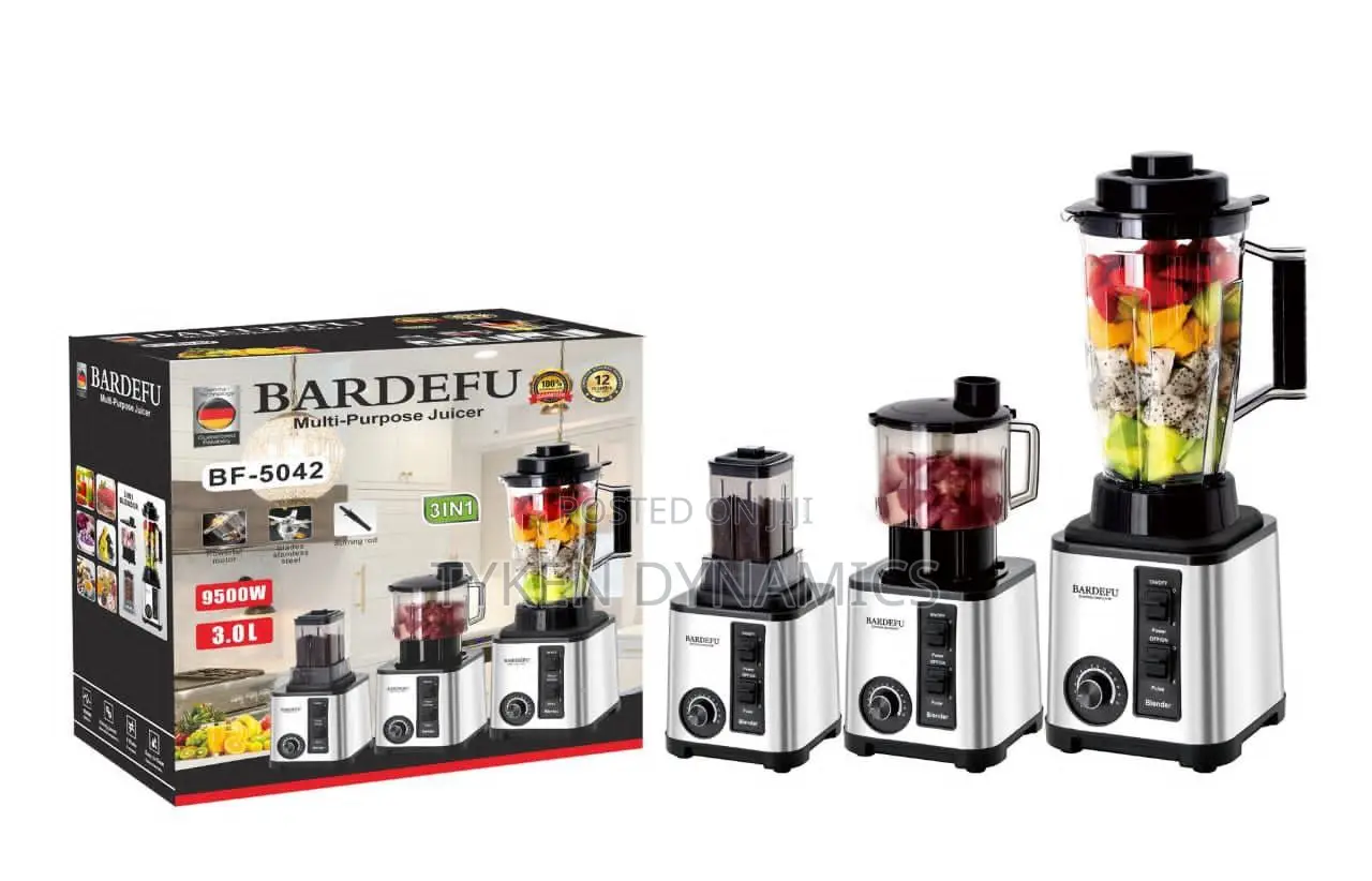 Bardefu 3 in 1 Multipurpose 9500w Blender