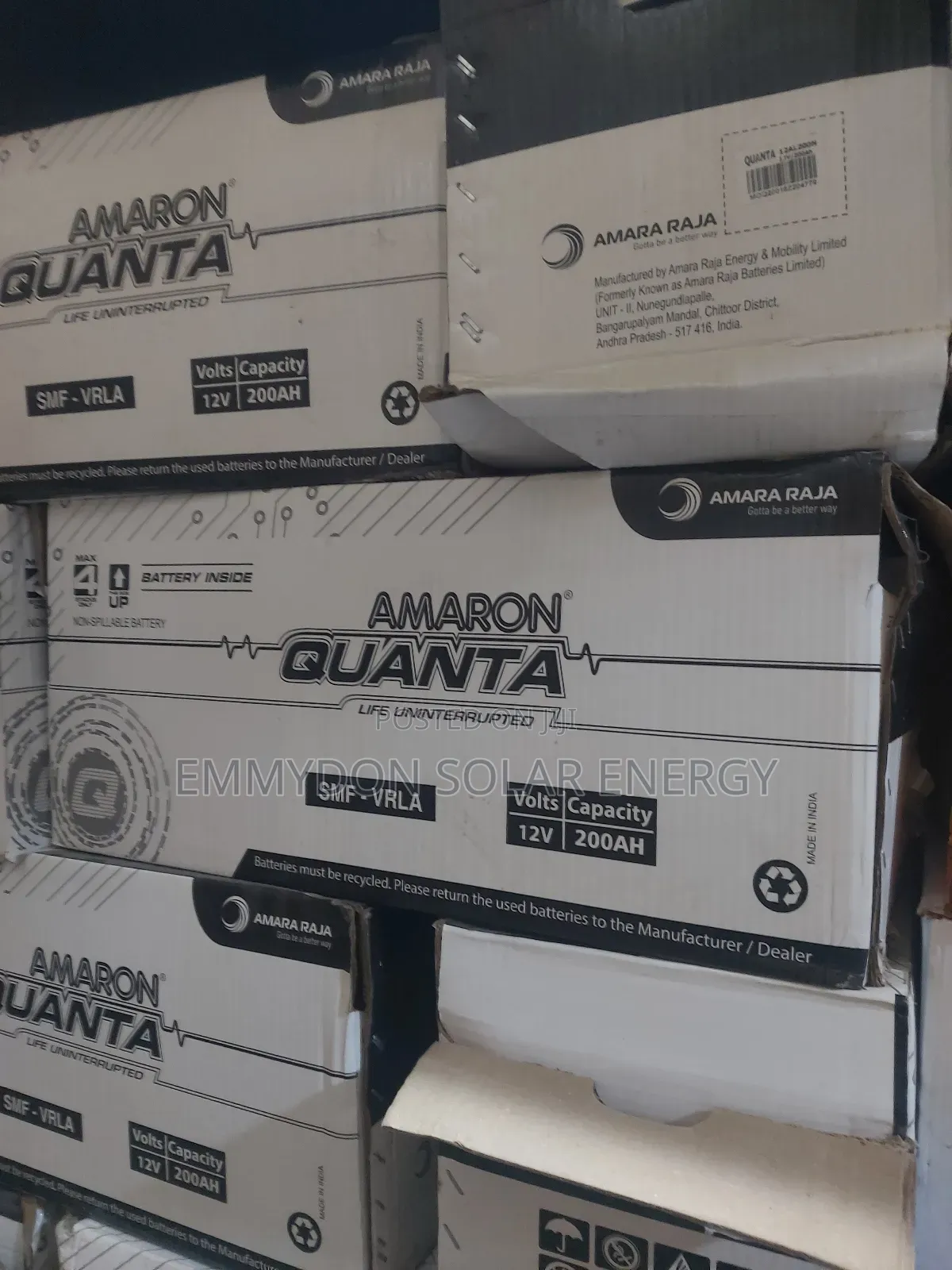 Quanta Gel Battery 200ah 12v