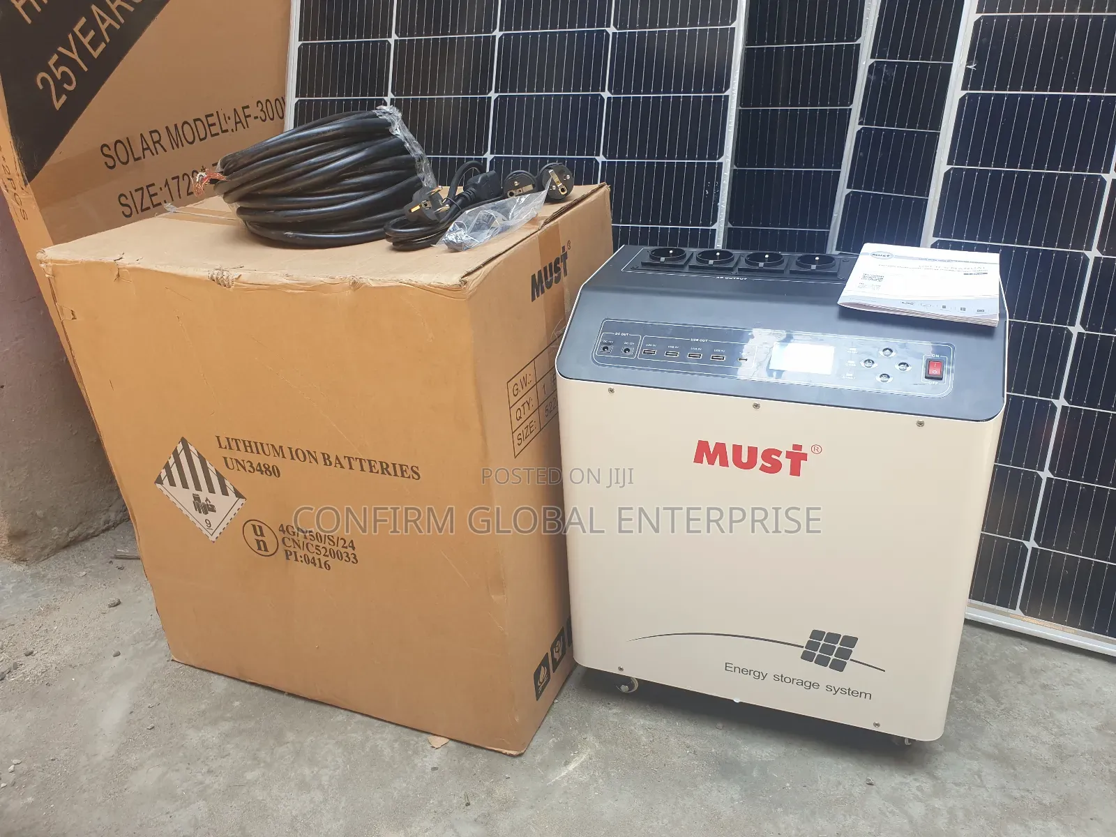 Complete 3kwh Solar Generator With 4 Solar Panels