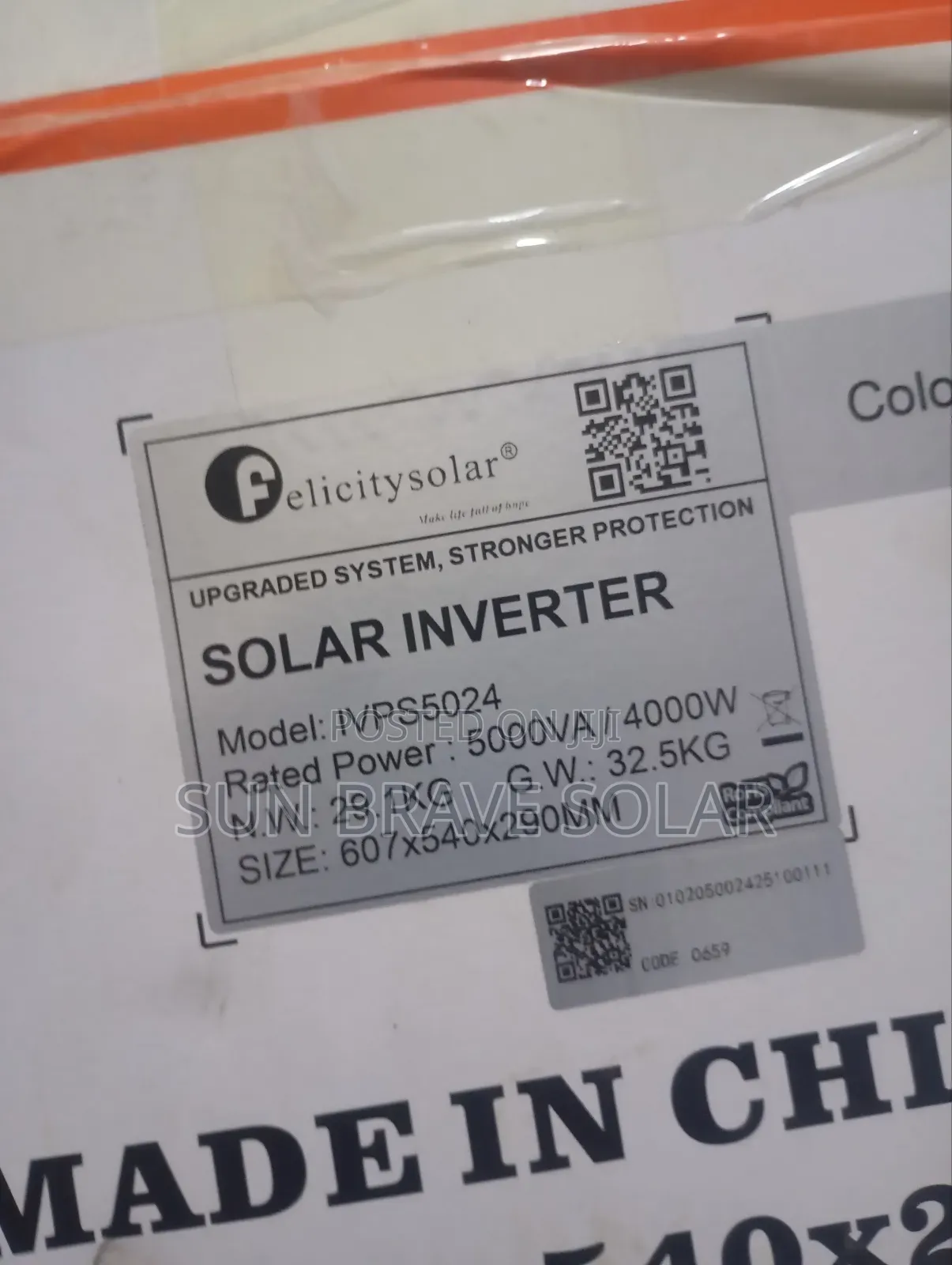 Felicity Inverter 5kva 48v Hybrid Available Stock