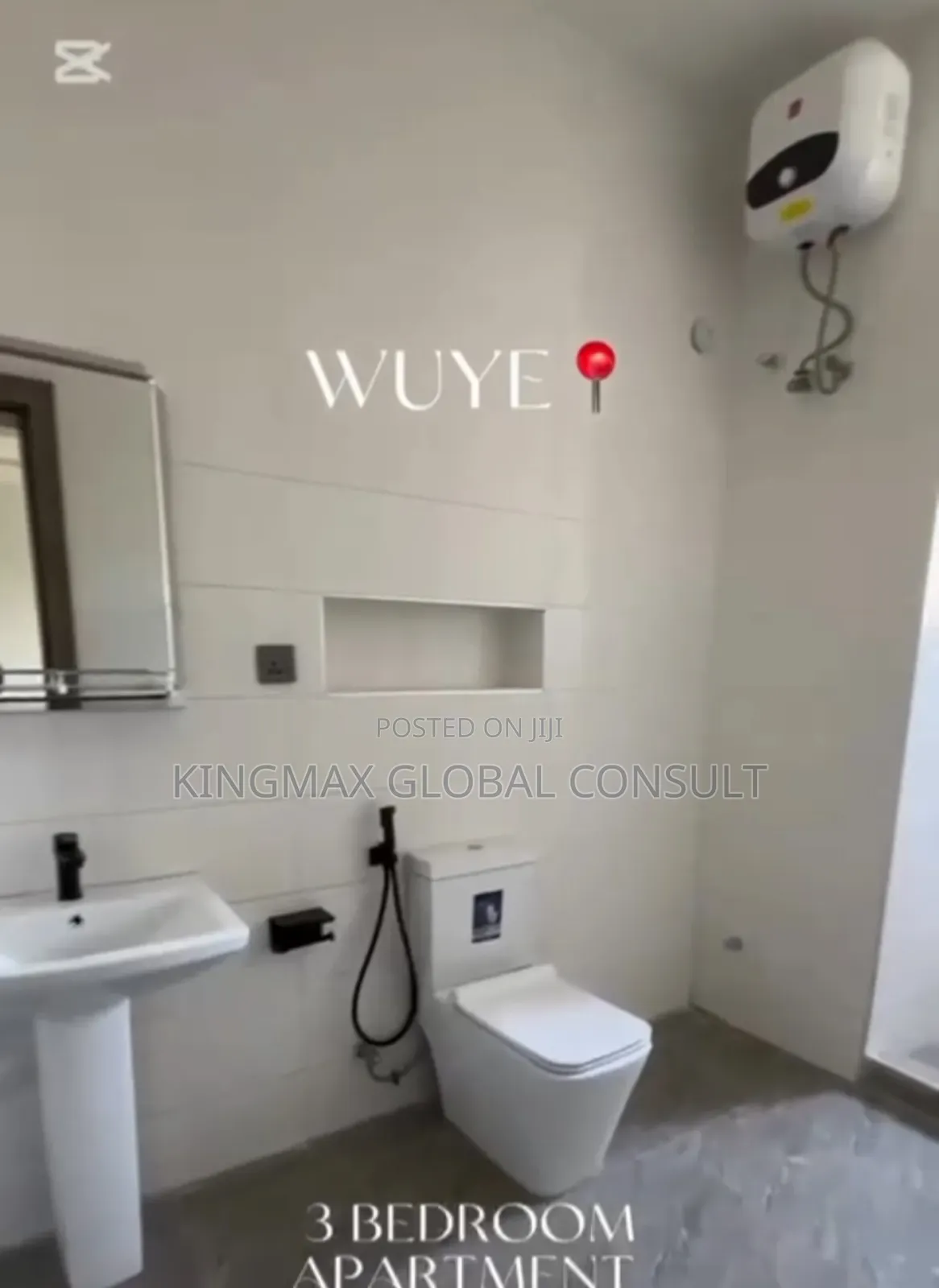 3bdrm Apartment in Wuye Abuja for sale
