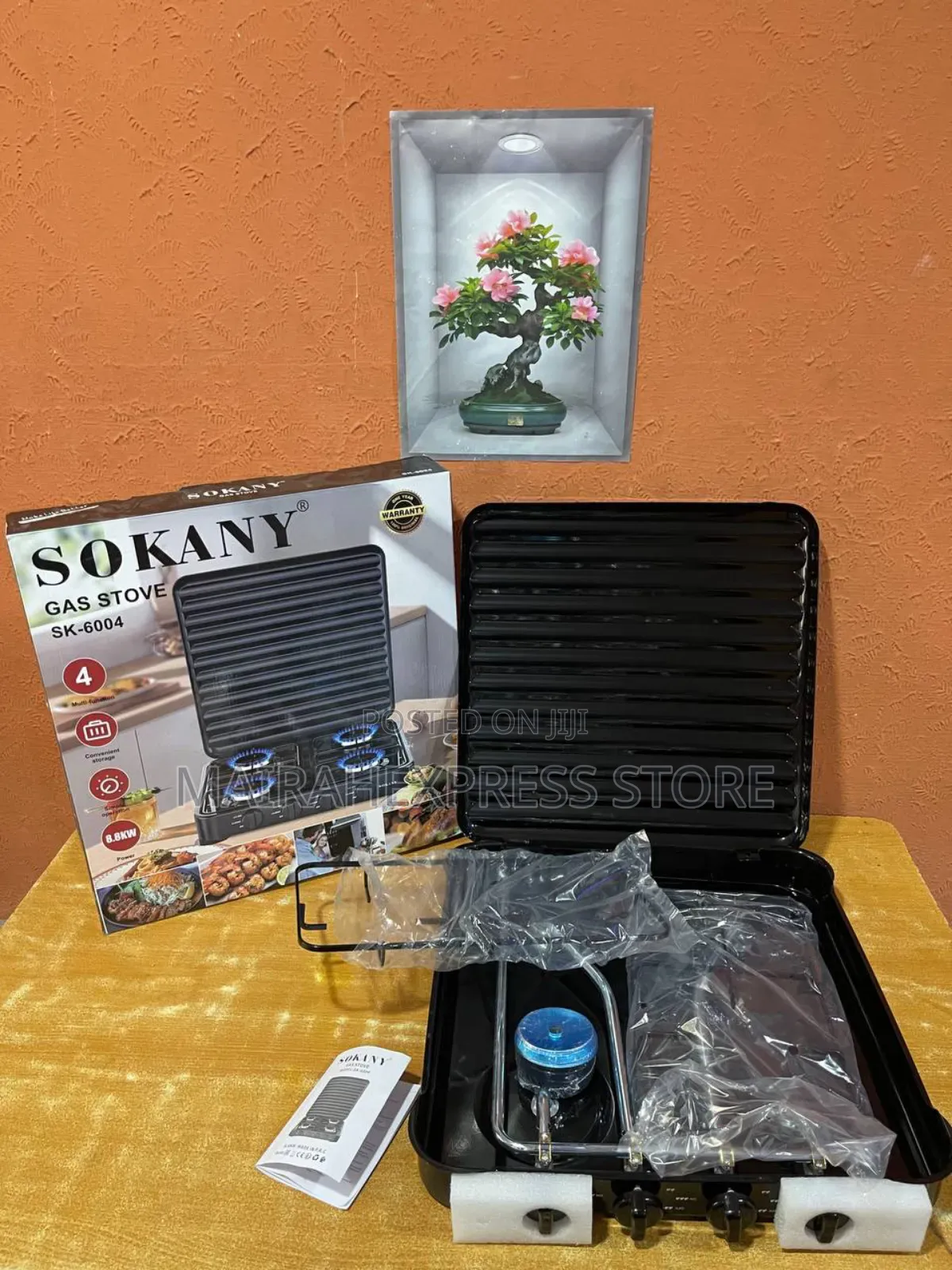 Sokany Self Ignition 4-Face Gas Cooker