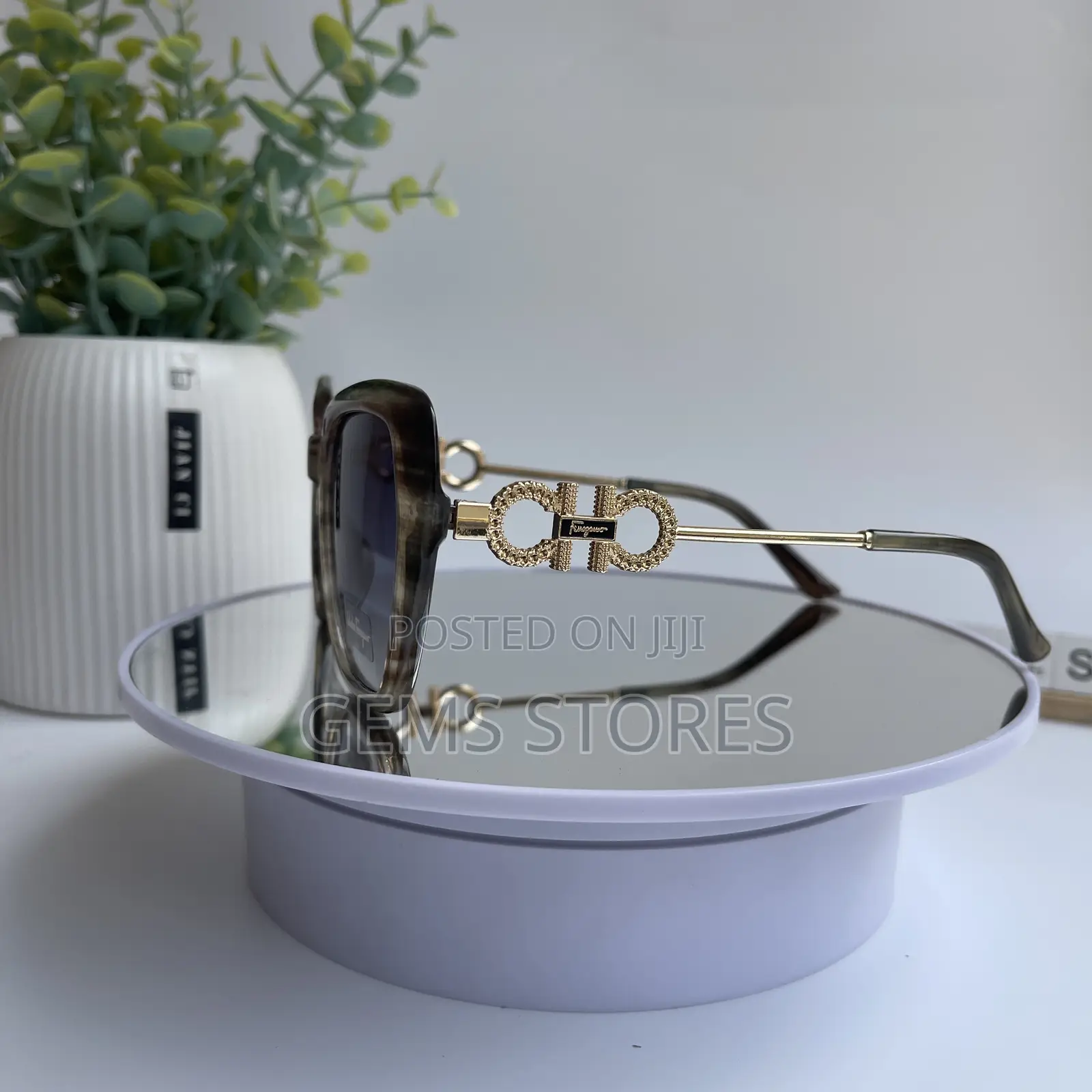 Luxurious Green Salvatore Ferragamo With Gold Accents