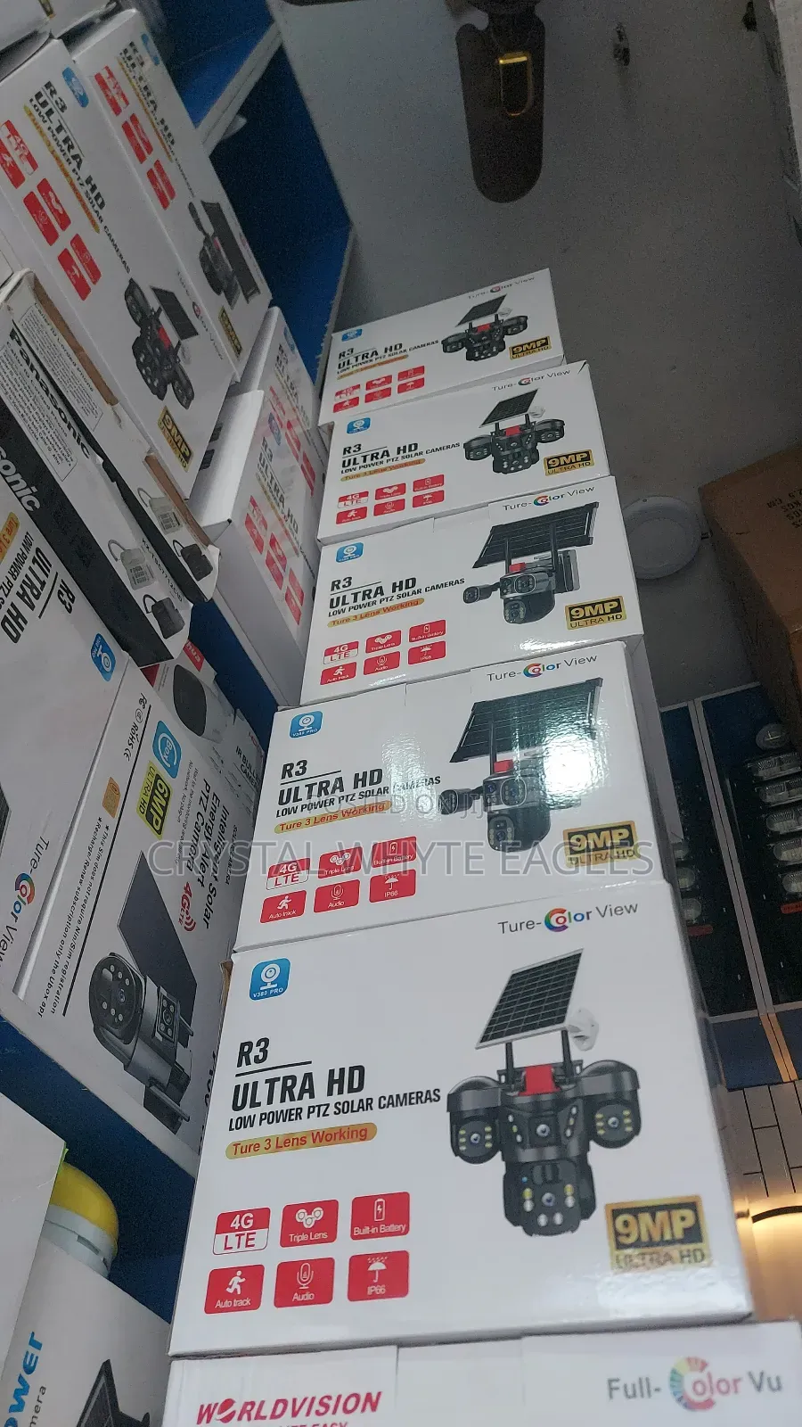 Real Ture 3 Lens Solar PTZ Camera