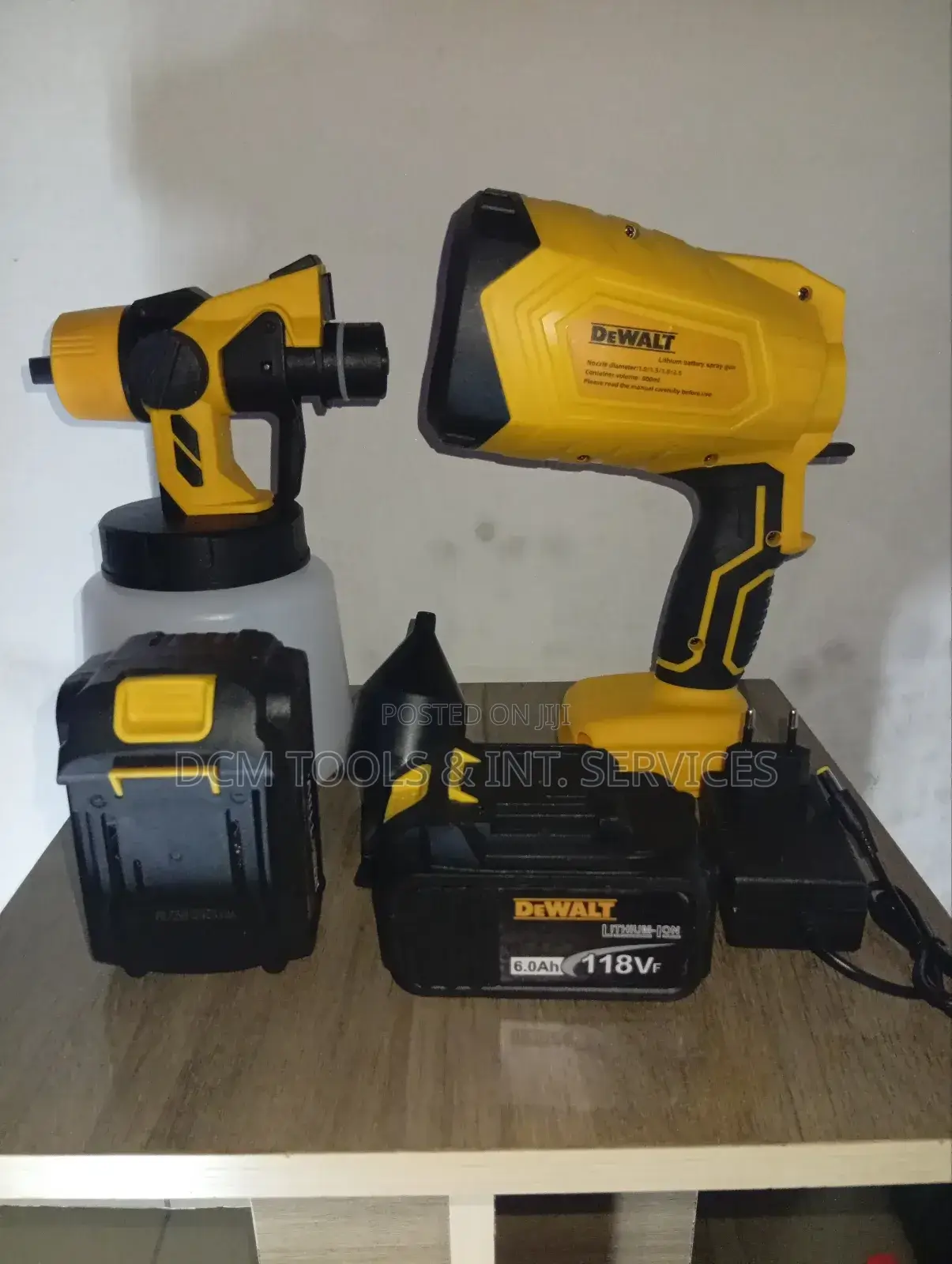 Dewalt Cordless Spray Gun Kit