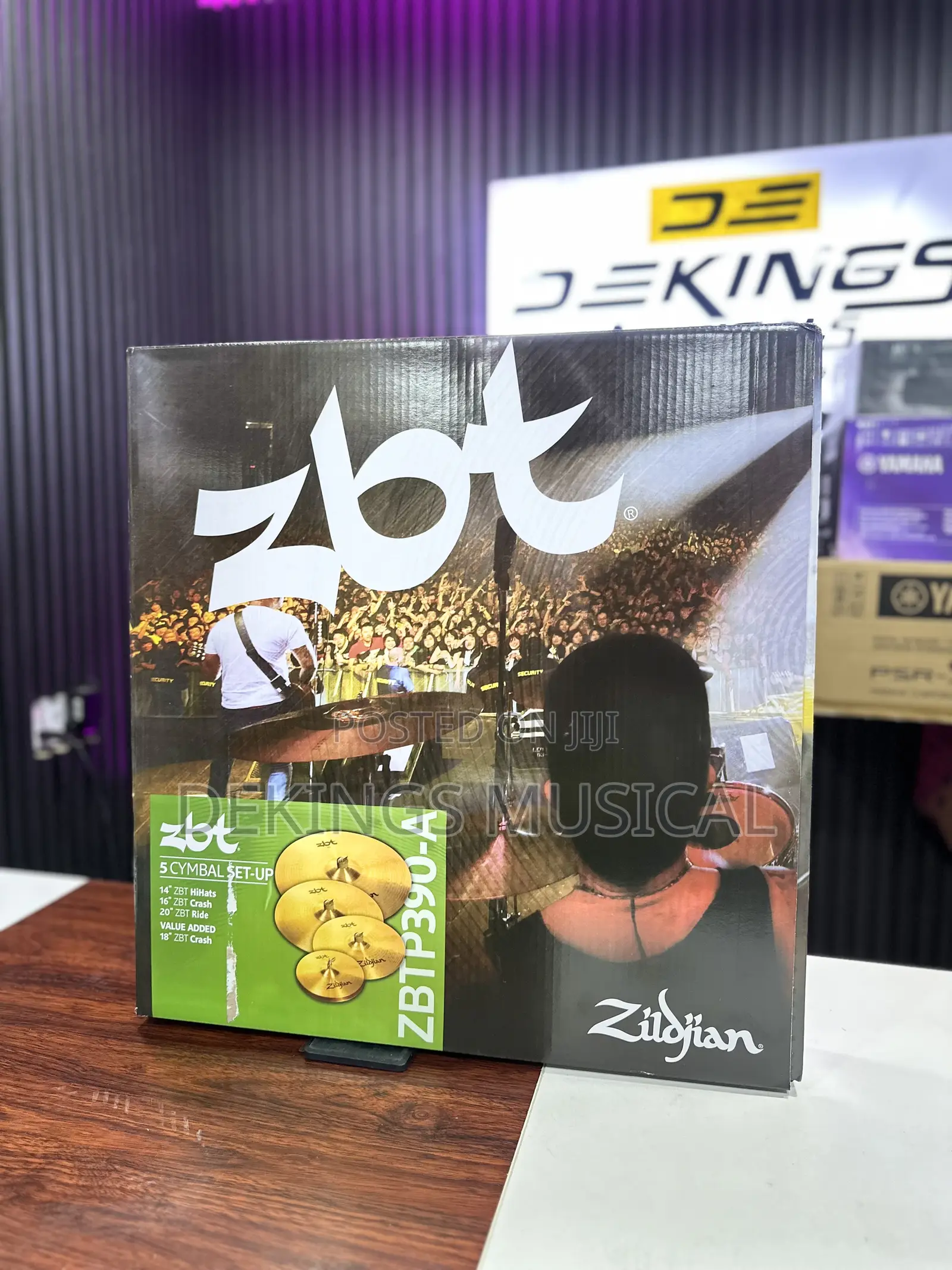 ZBT Cymbals 5pcs Hi-Hat Crash Ride Splash