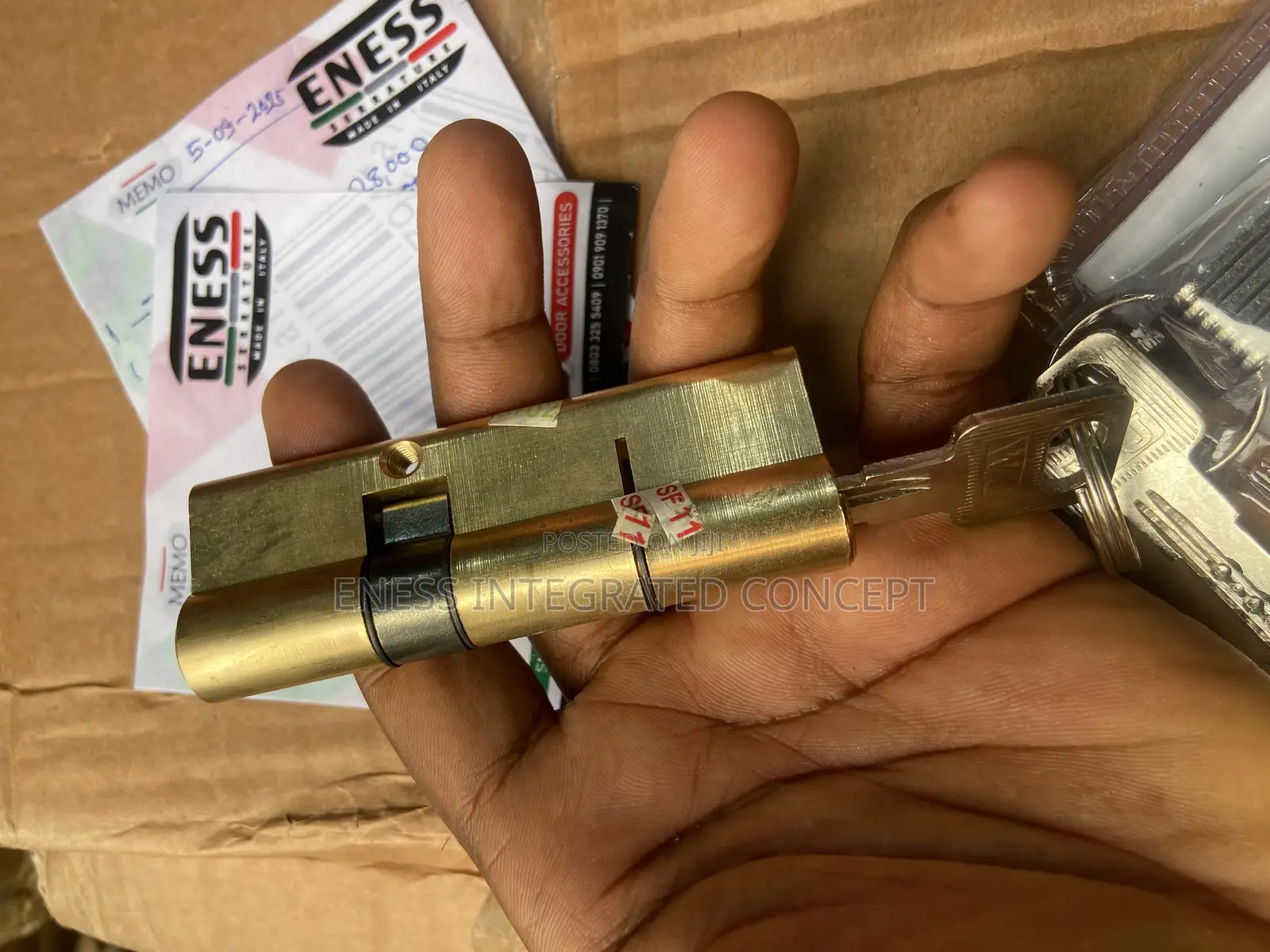 90mm Side American Panel Door Cylinder