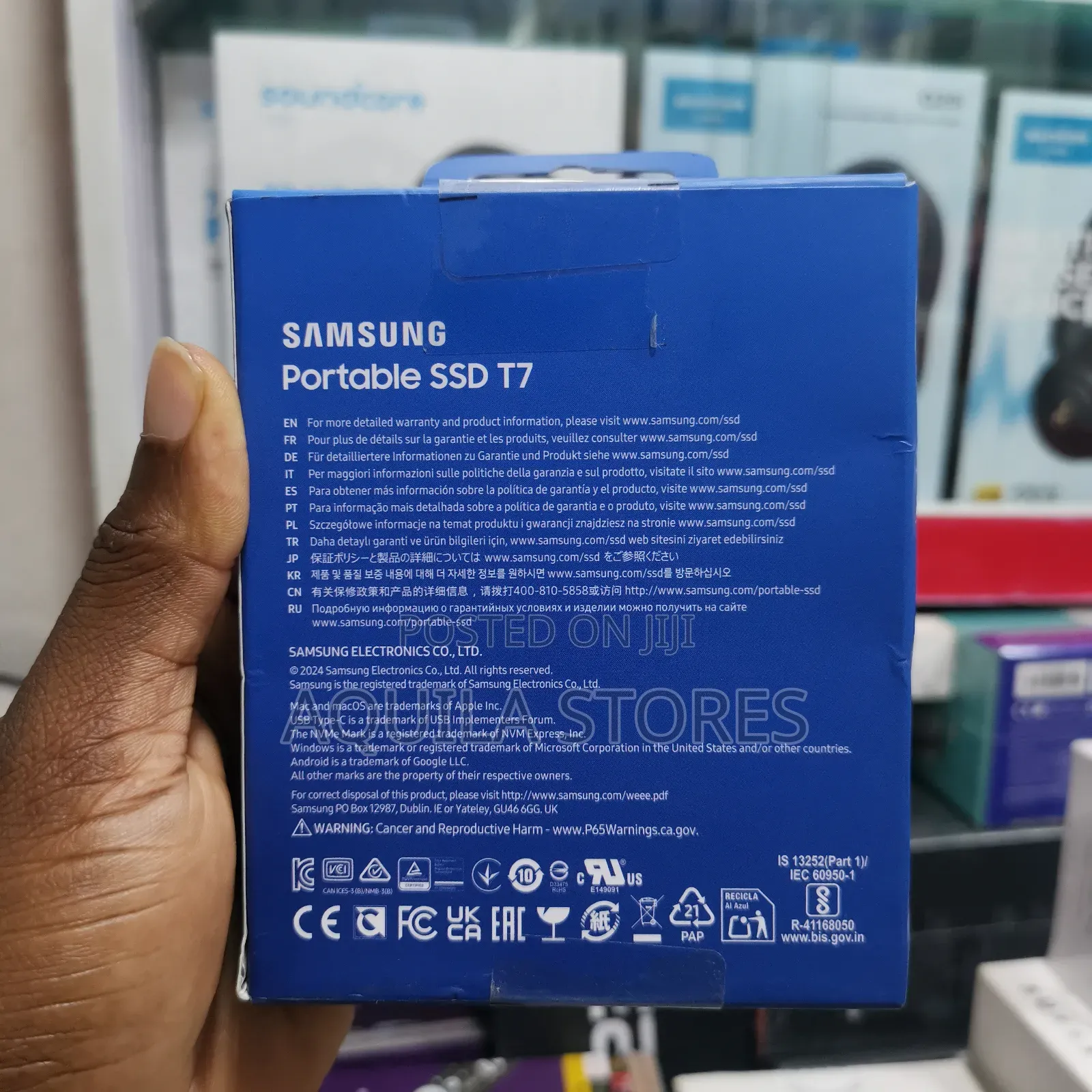 Samsung 1tb Portable SSD T7