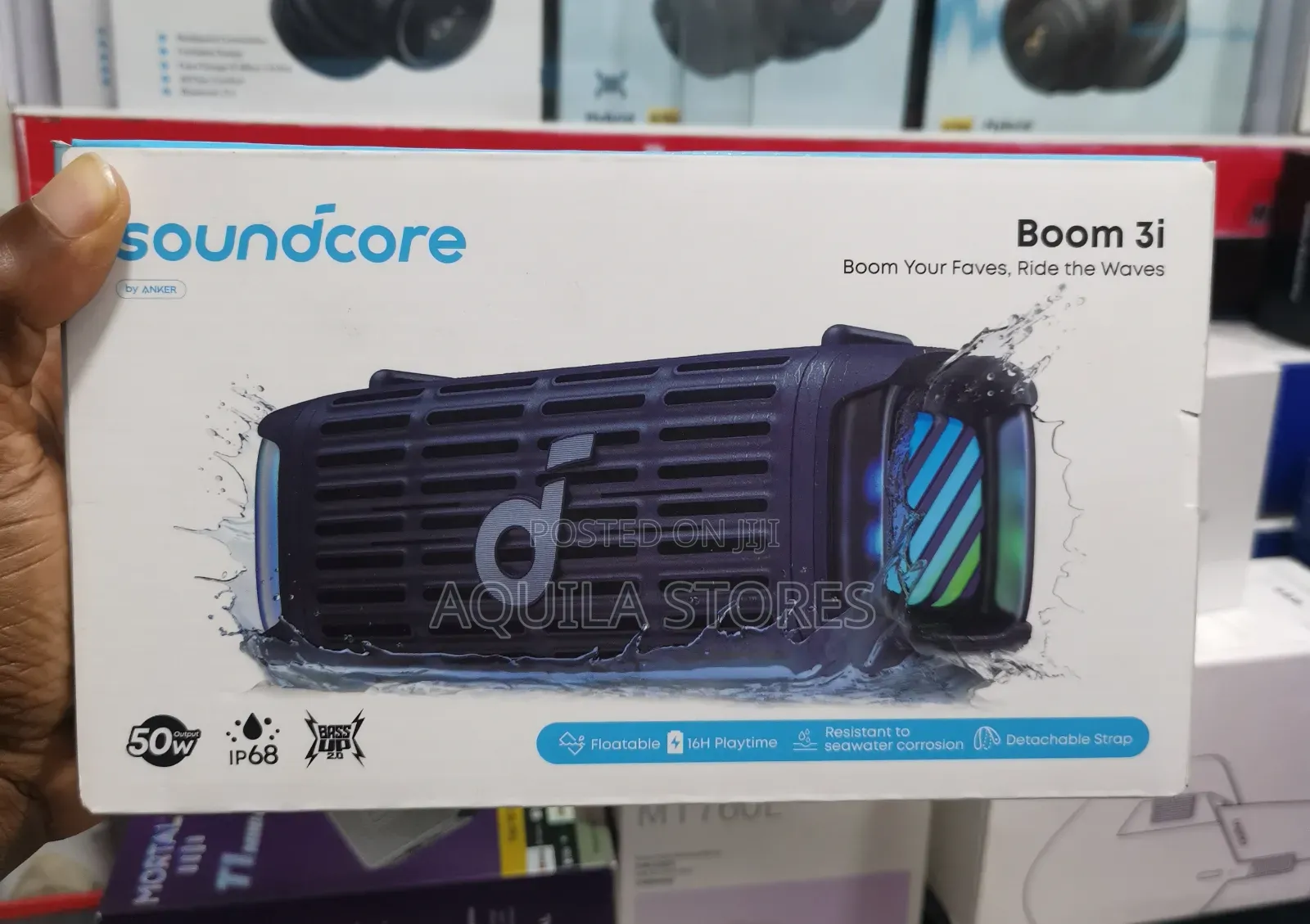 Anker Soundcore Boom 3i Portable Bluetooth Speaker
