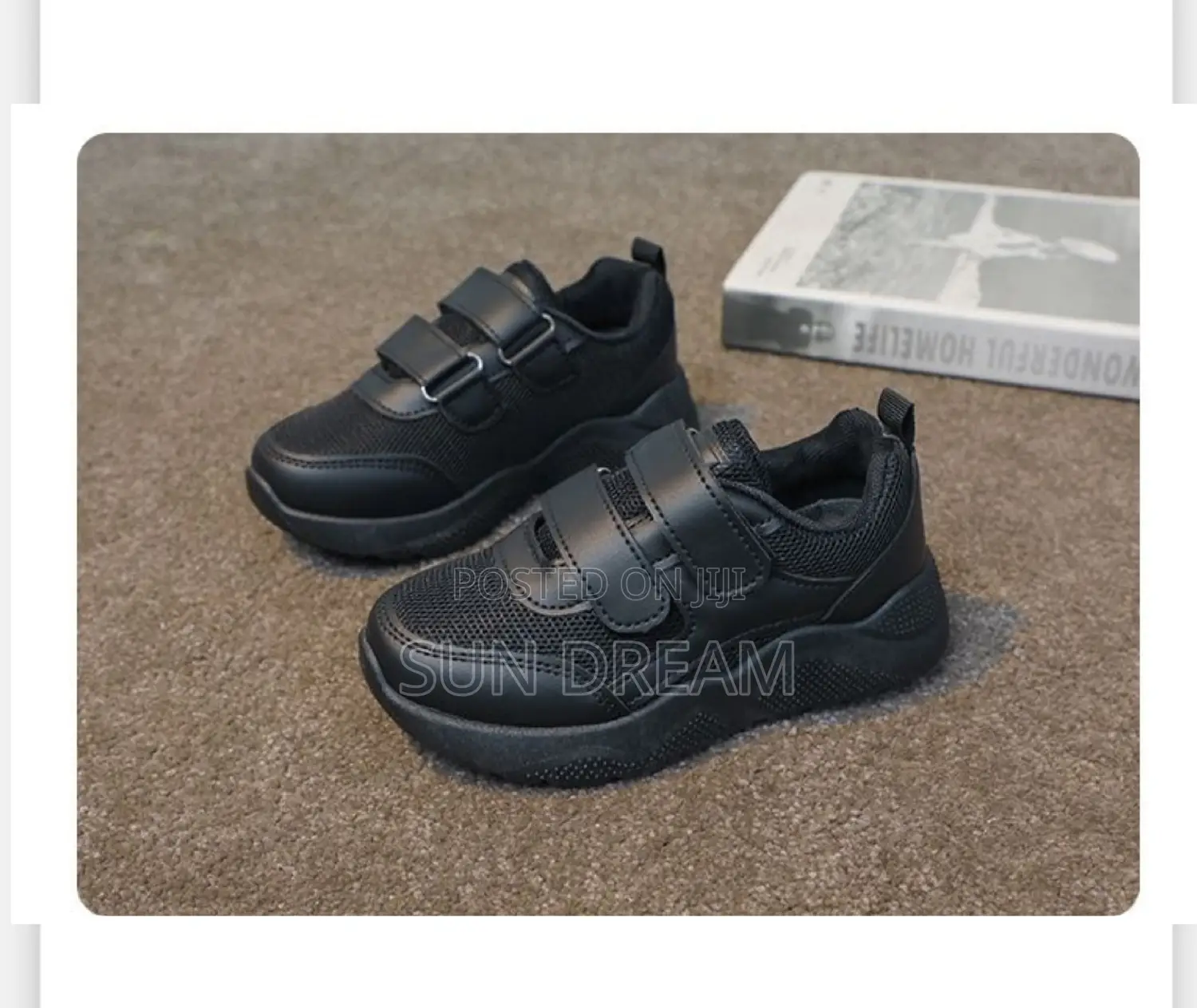 Kids Shoes Black Sport Shoes Kids Sneaker
