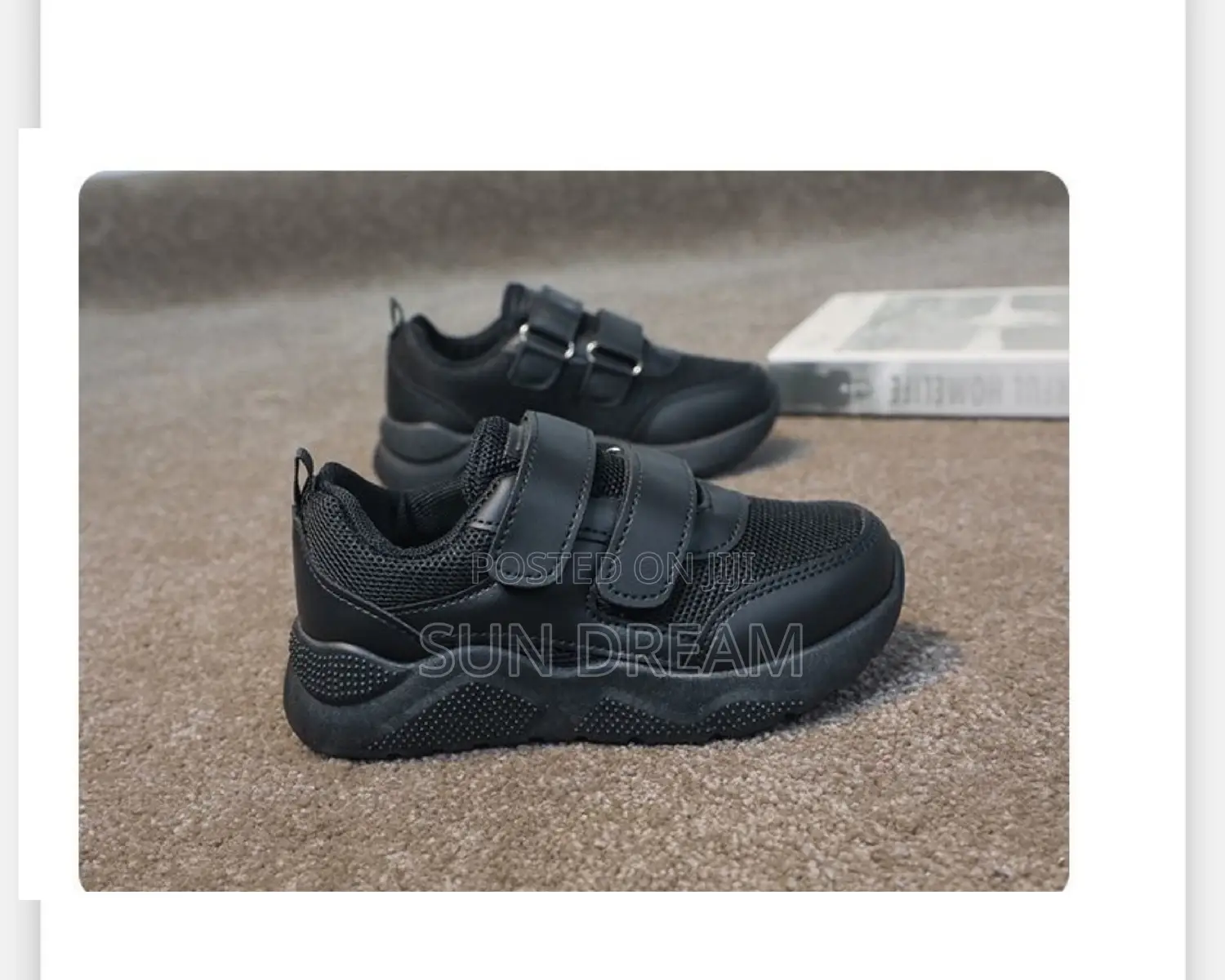 Kids Shoes Black Sport Shoes Kids Sneaker