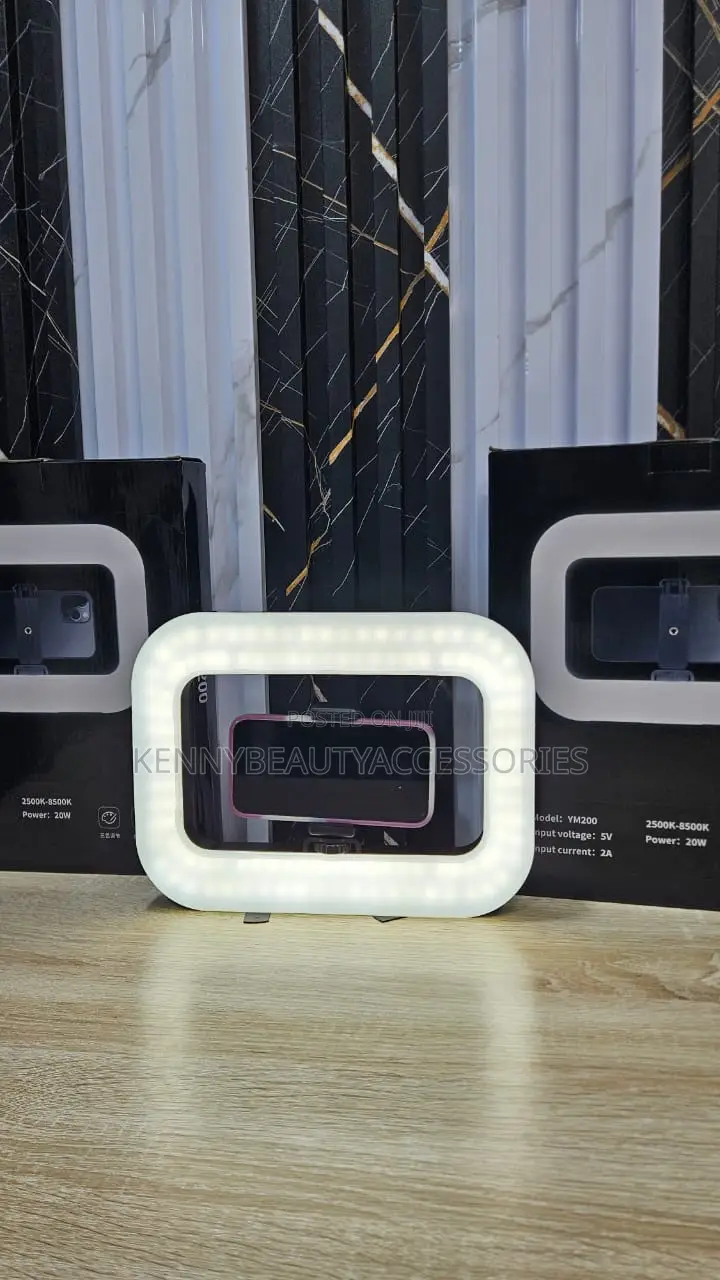 Rechargeable Led Ring Light Works With or Without Electricity