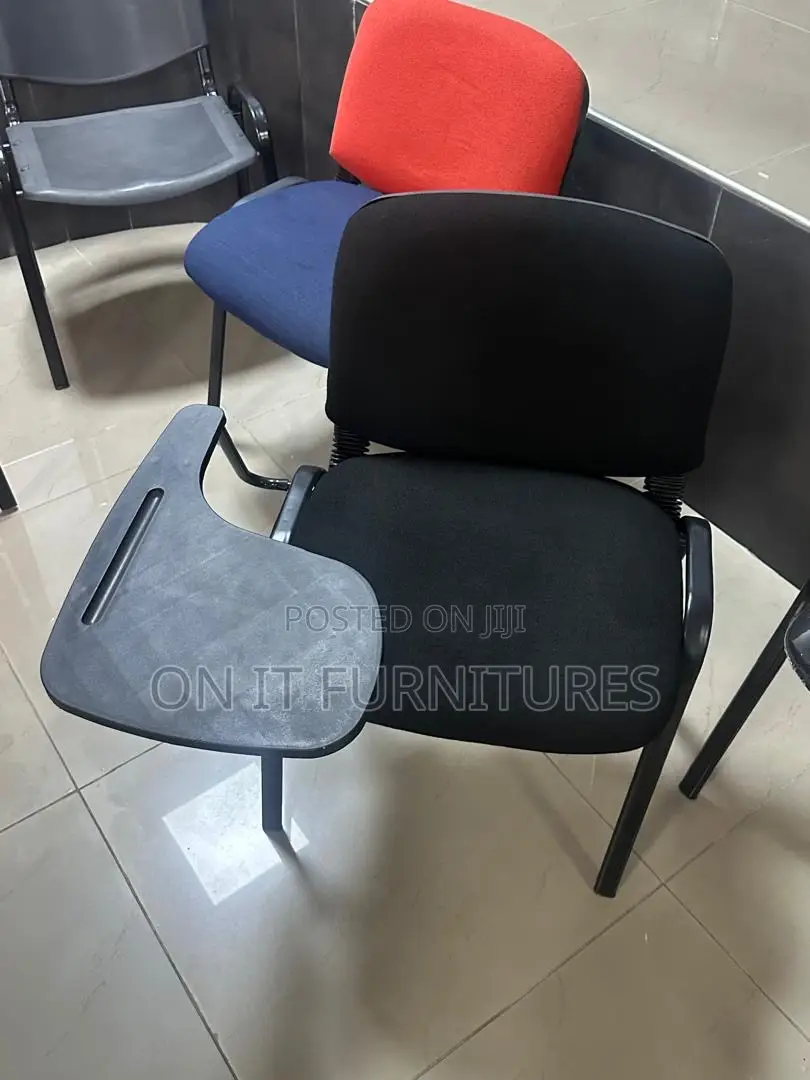 Metal Leg Office Conference Student Writing Chair With Pad